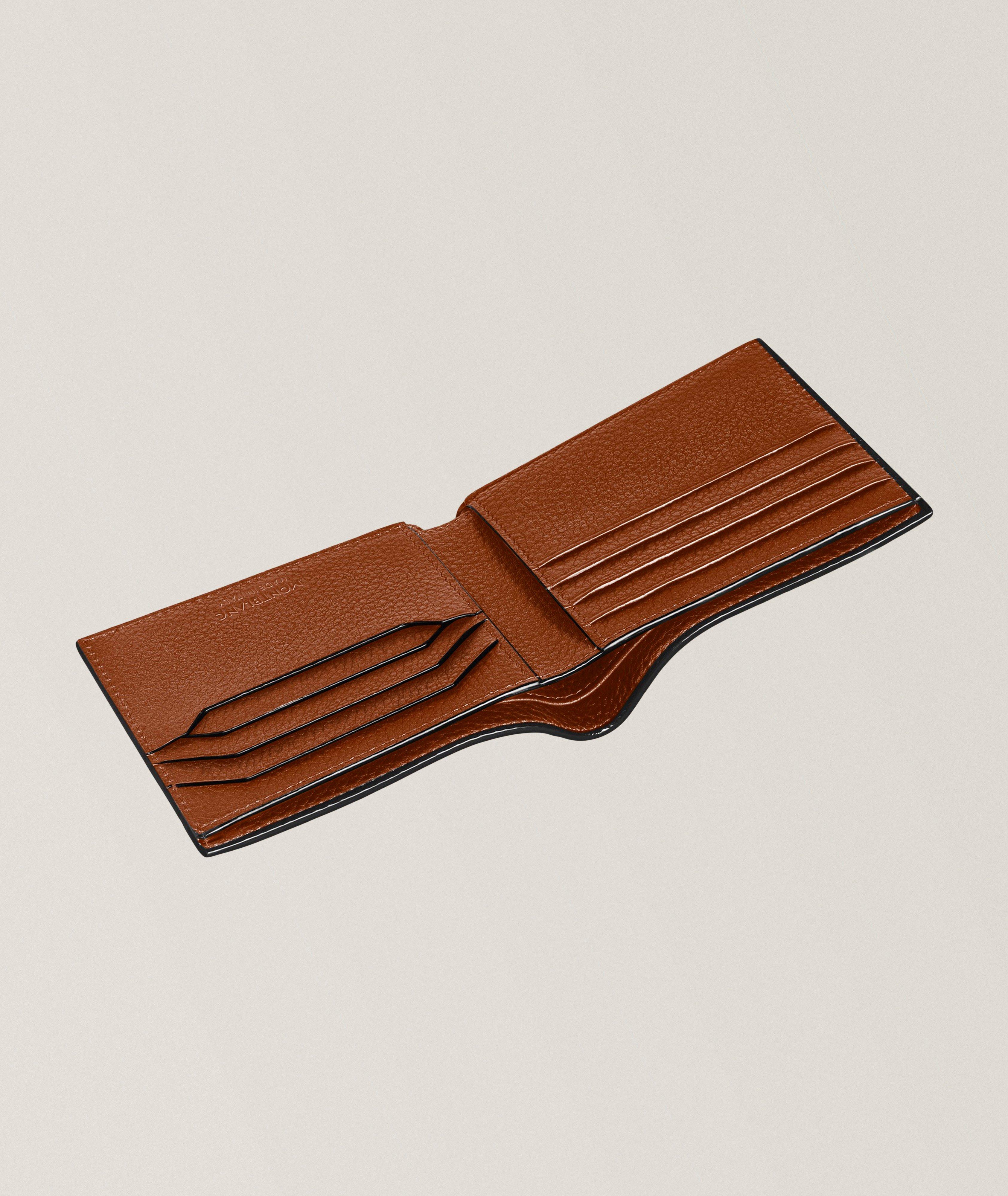 Grained Leather 8CC Bifold Wallet image 3