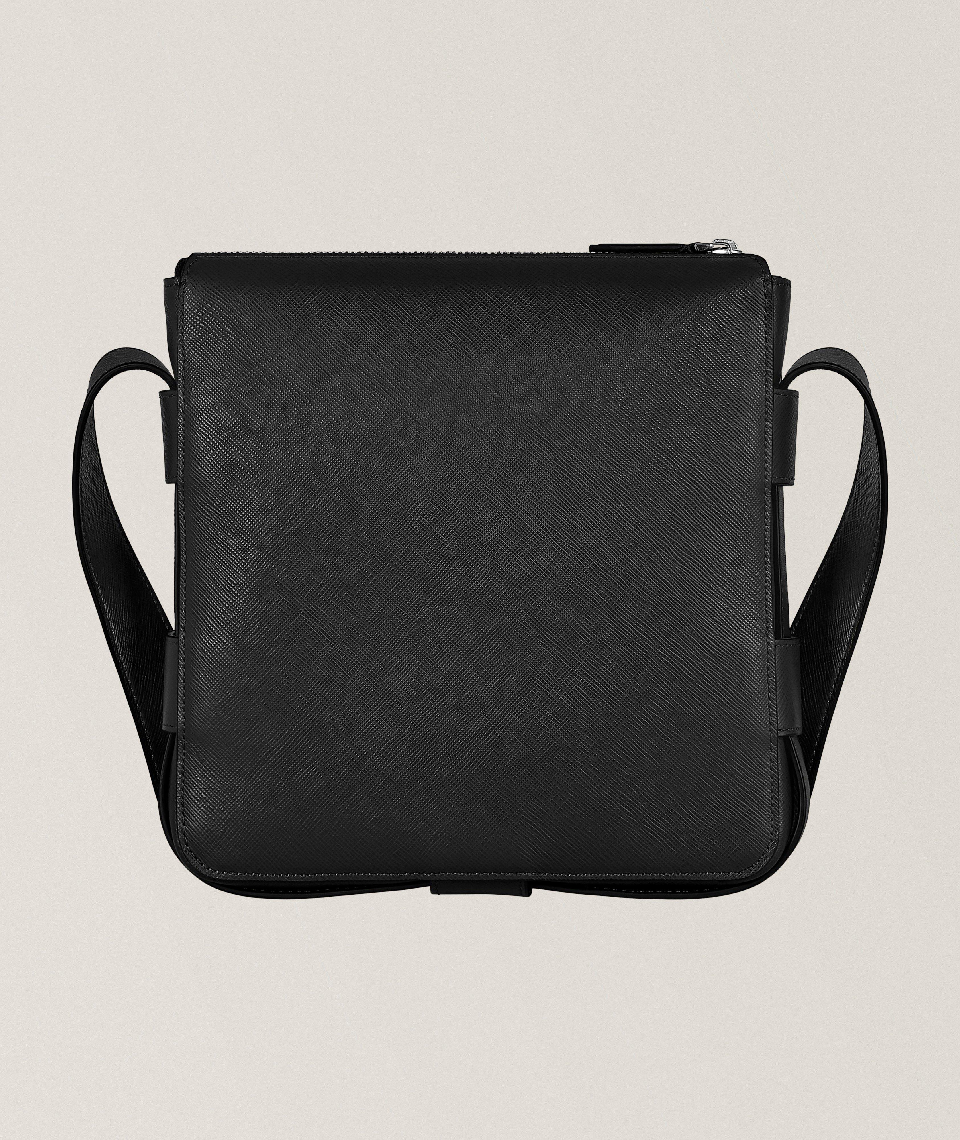 Sartorial Leather Vertical Belt Messenger Bag  image 1