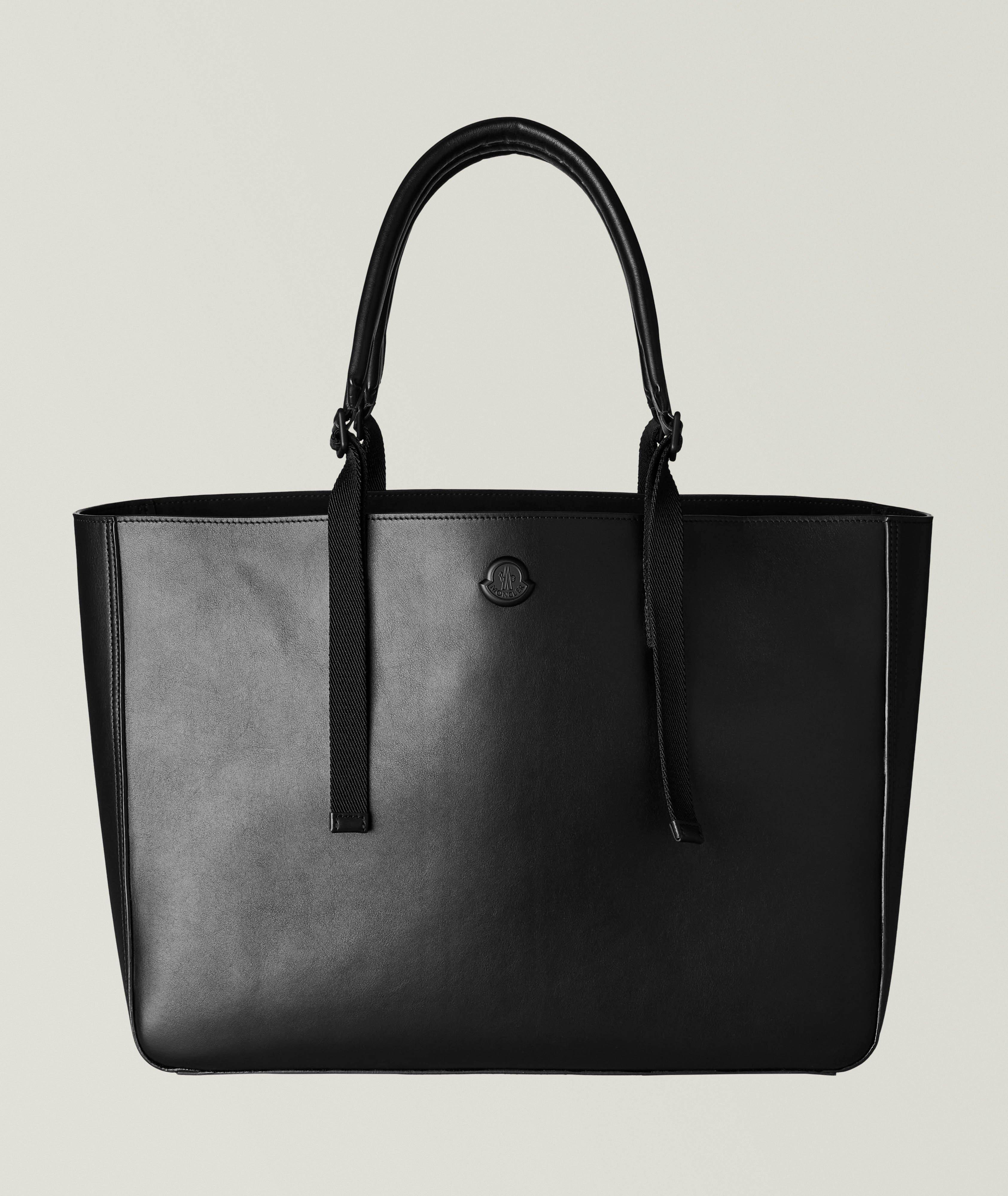 Sac Fourre-tout Femme En Cuir Noir - Tote Bag Sans Marque, Simple Et Pratique