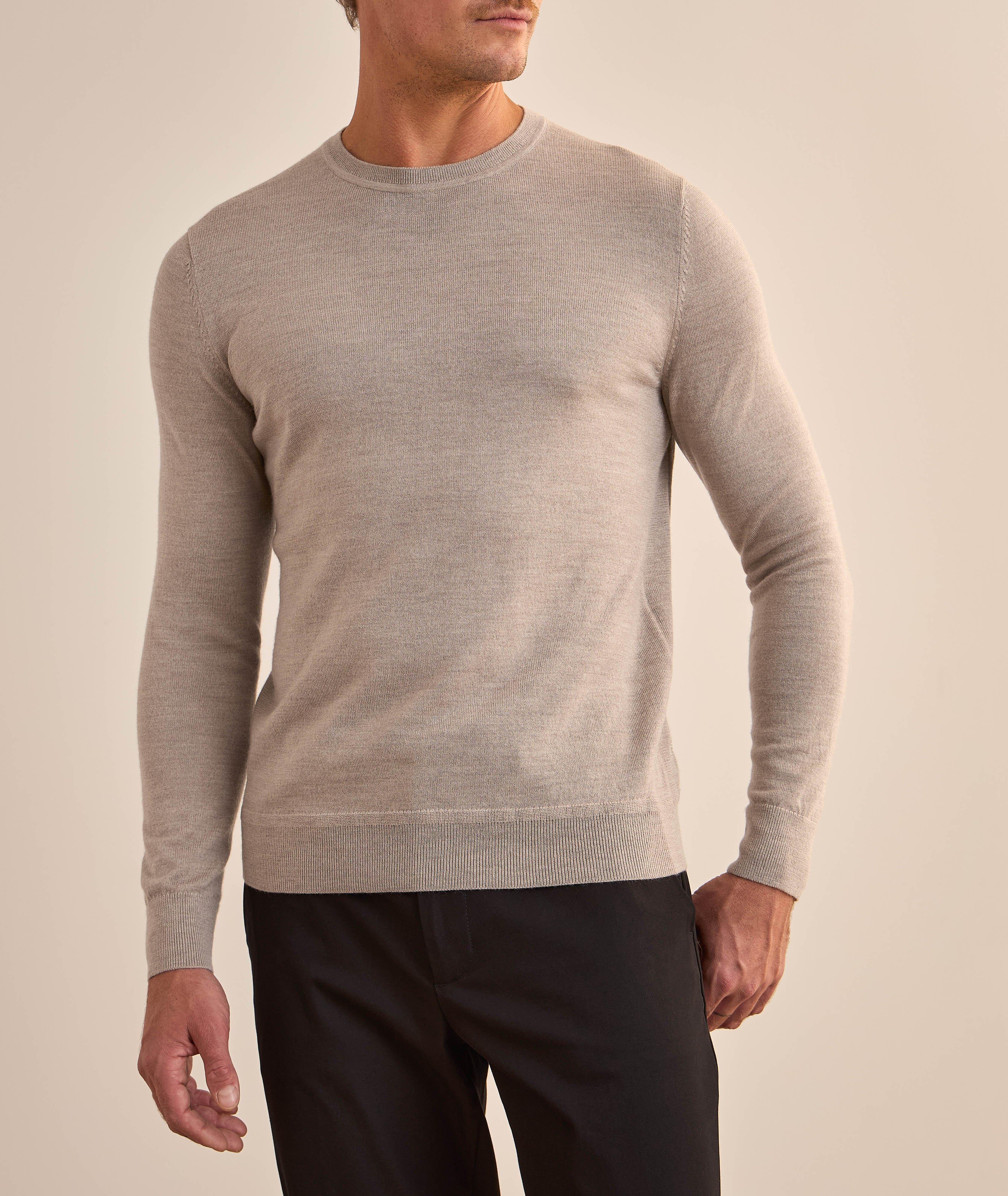 Chandail à col rond Harry en laine mérinos image 1