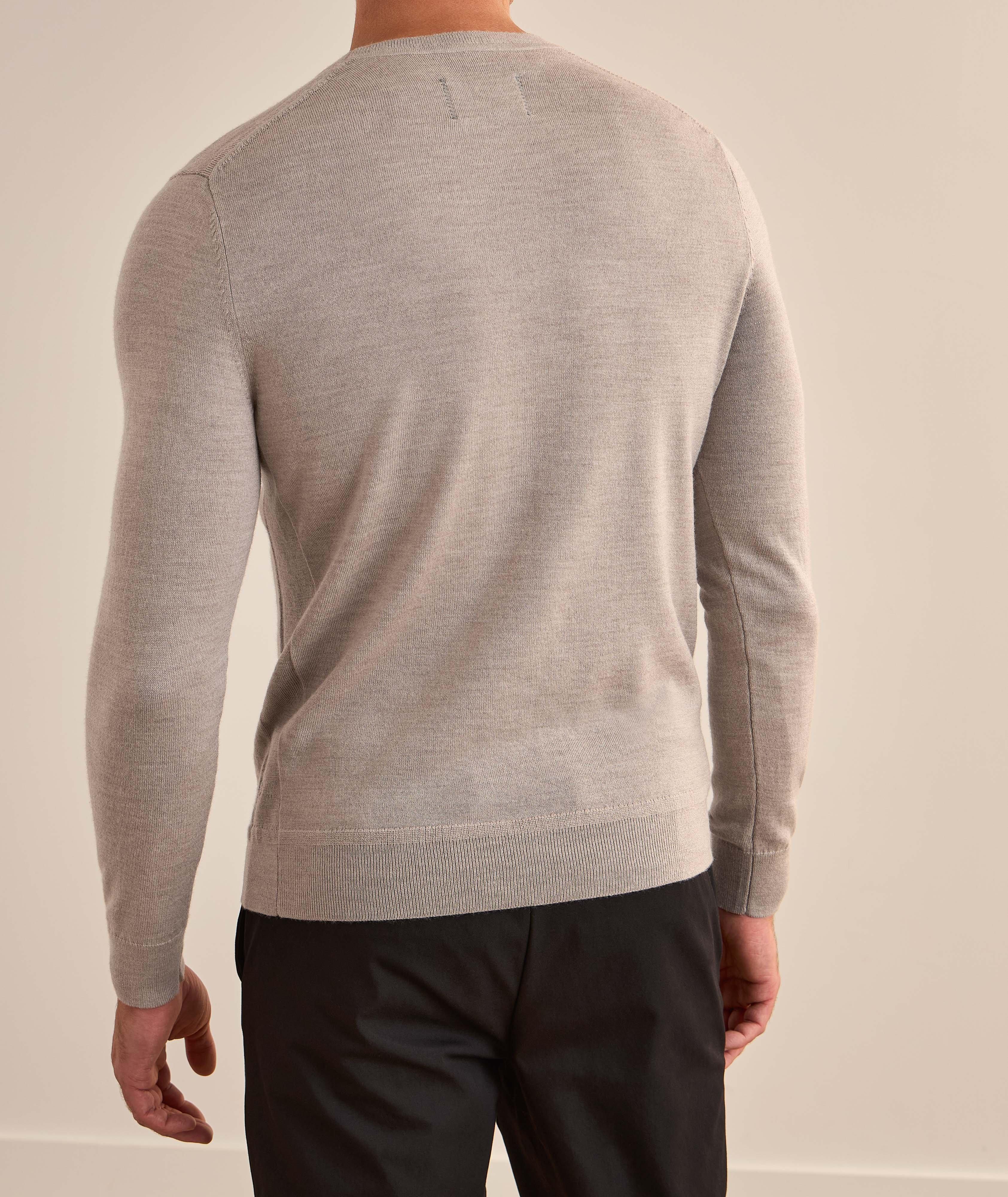 Chandail à col rond Harry en laine mérinos image 2