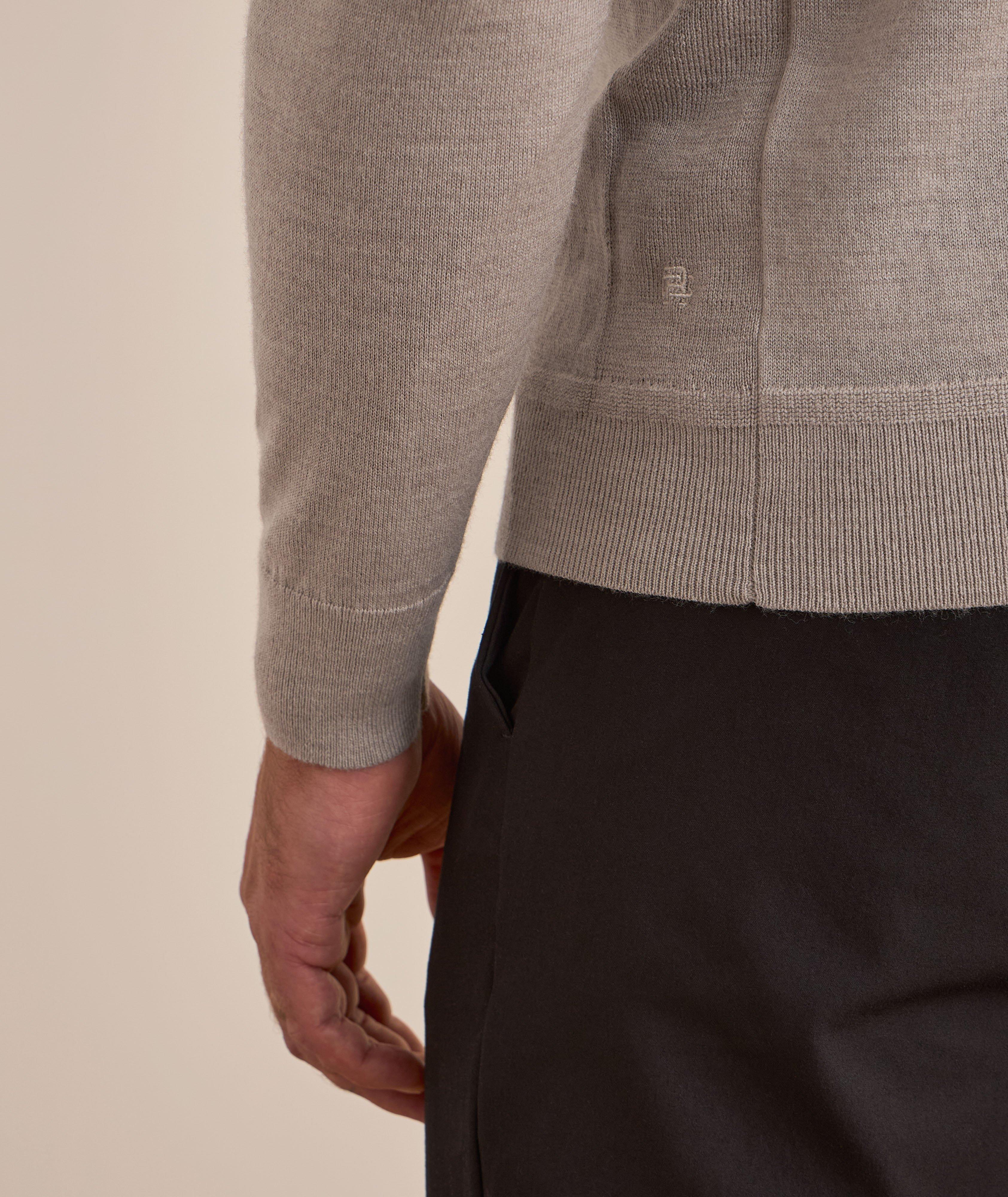 Chandail à col rond Harry en laine mérinos image 3