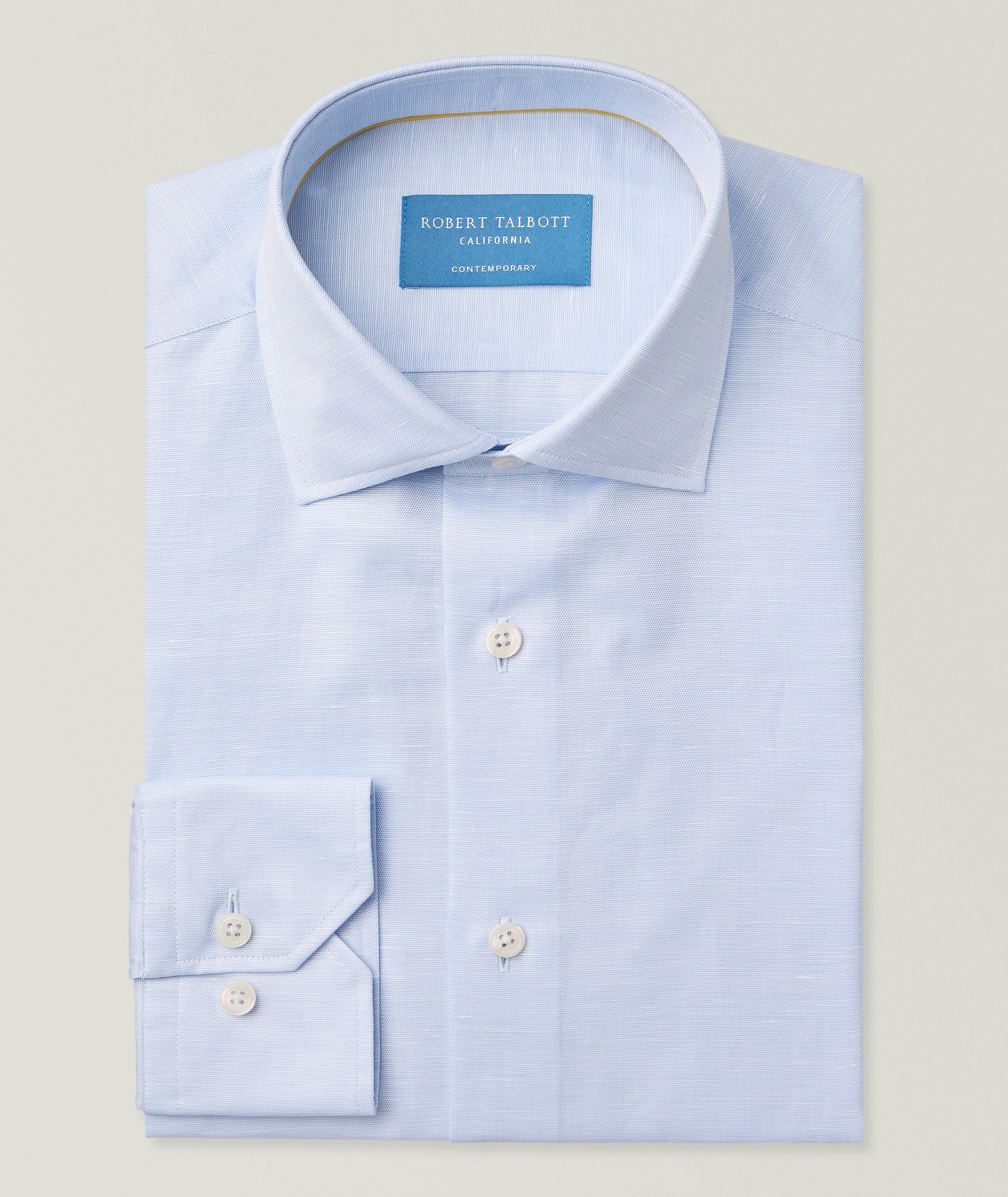 Robert Talbott Reynolds Cotton-Linen Dress Shirt