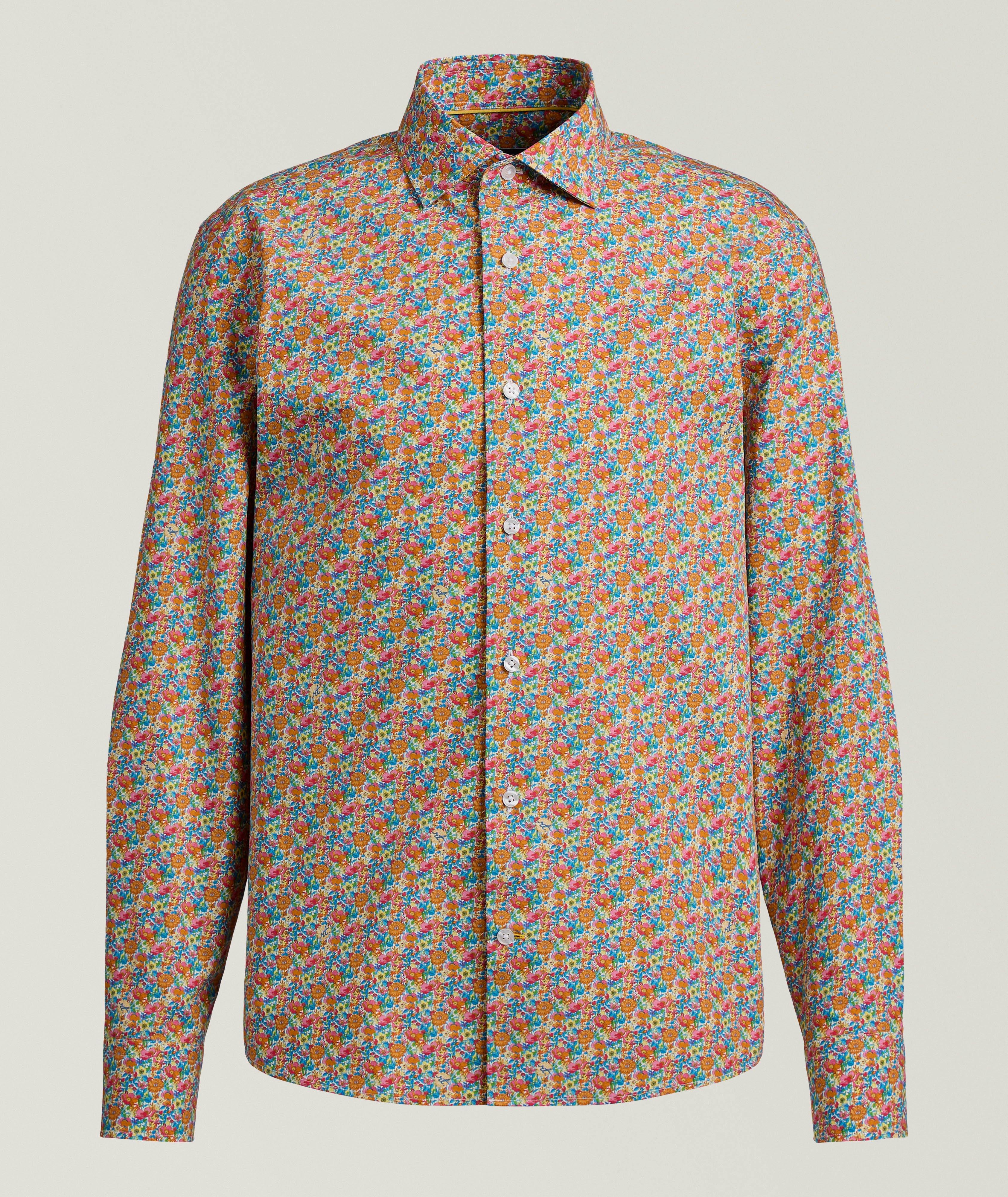 Robert Talbott Reynolds Floral Cotton Shirt