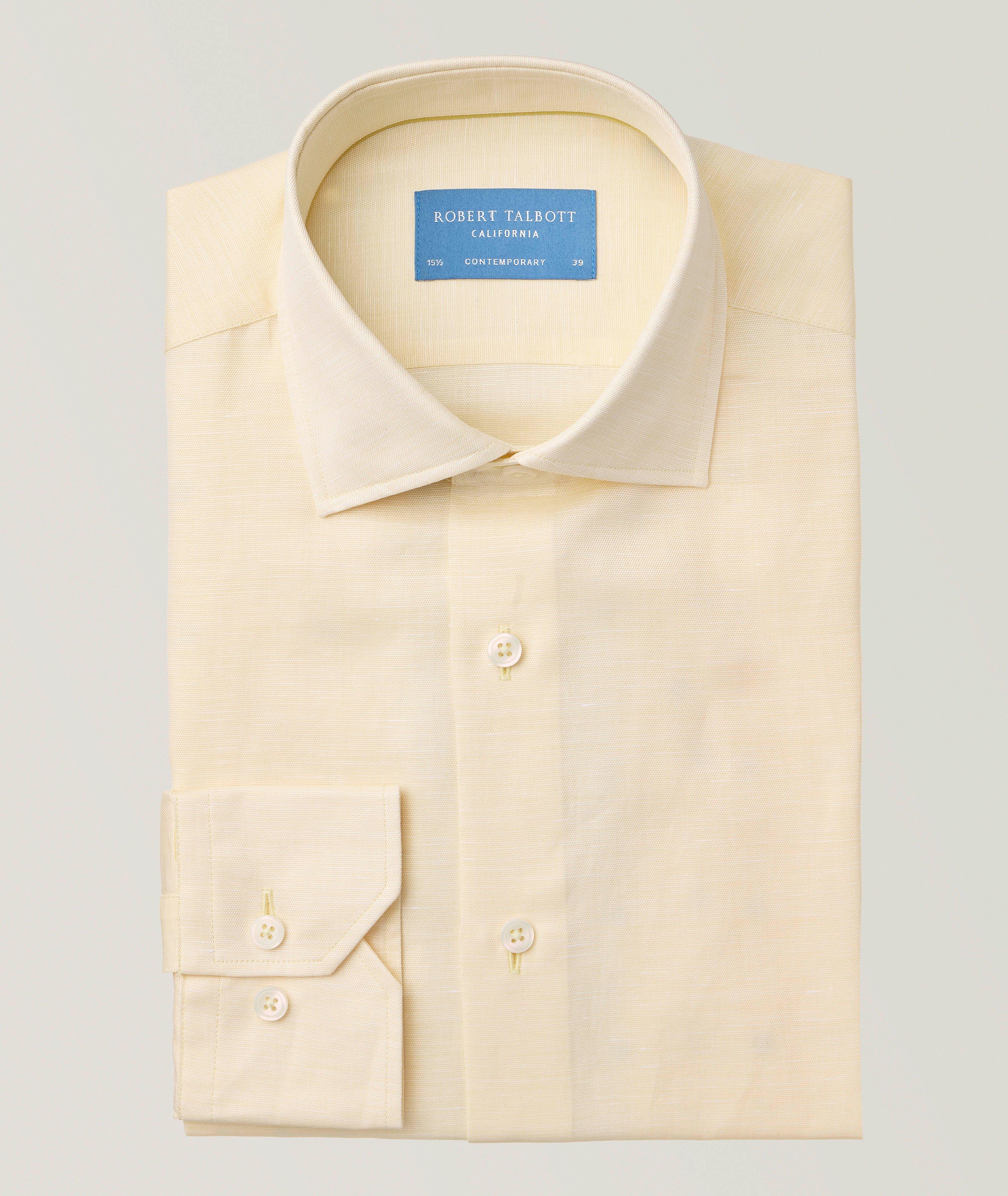Robert Talbott Reynolds Cotton-Linen Dress Shirt