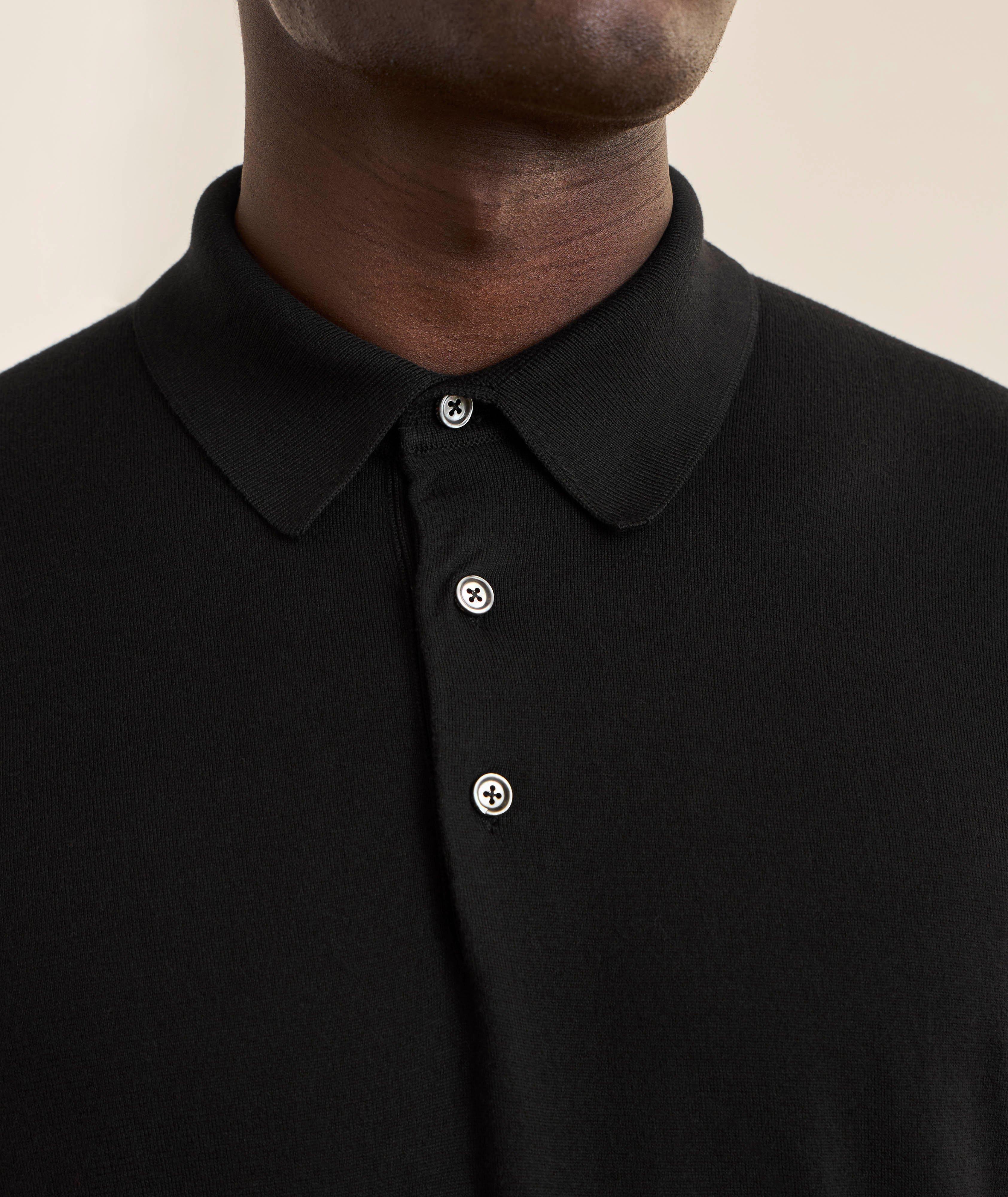 Polo jersey coton tricot image 3