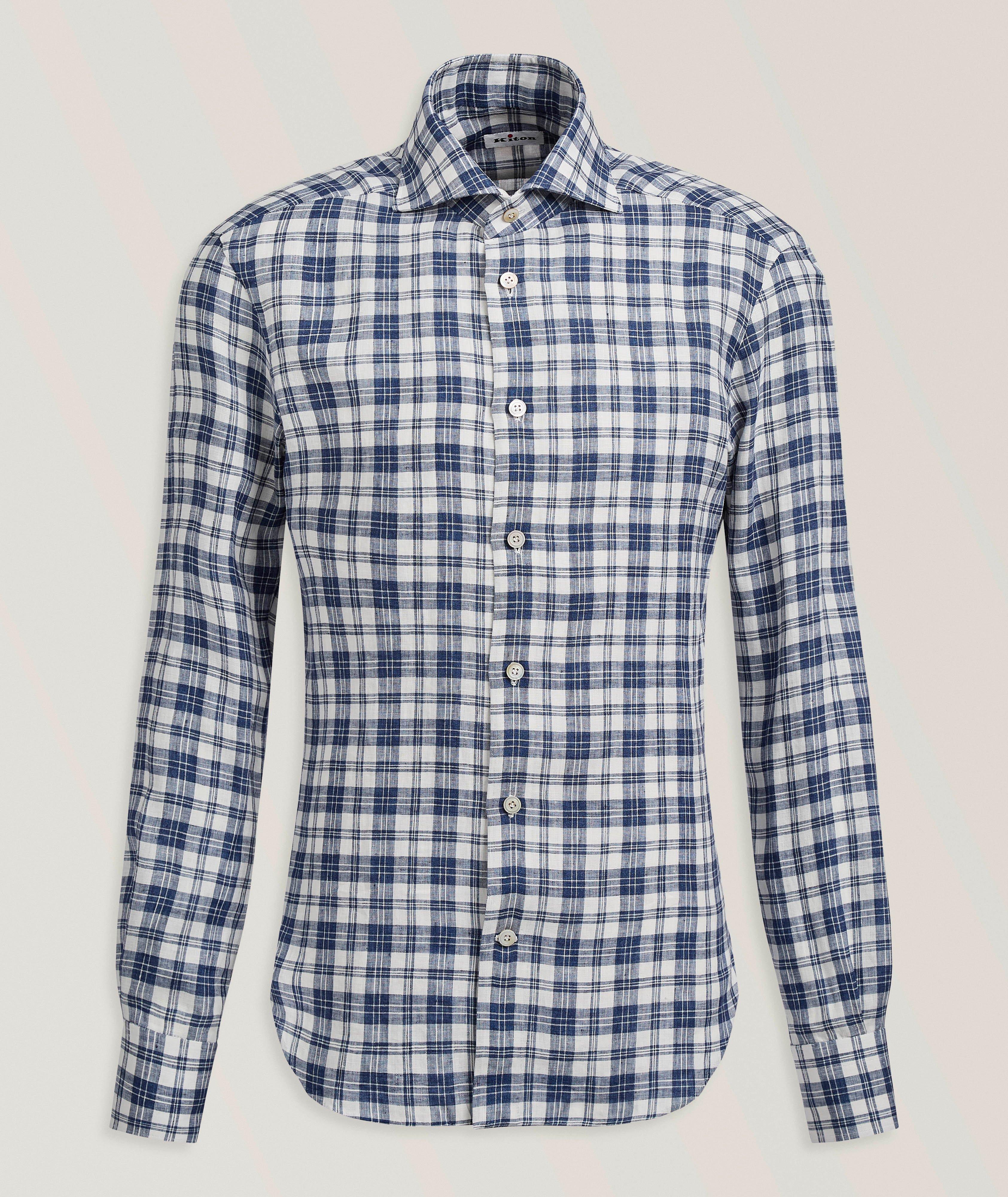Plaid Linen Shirt  image 0