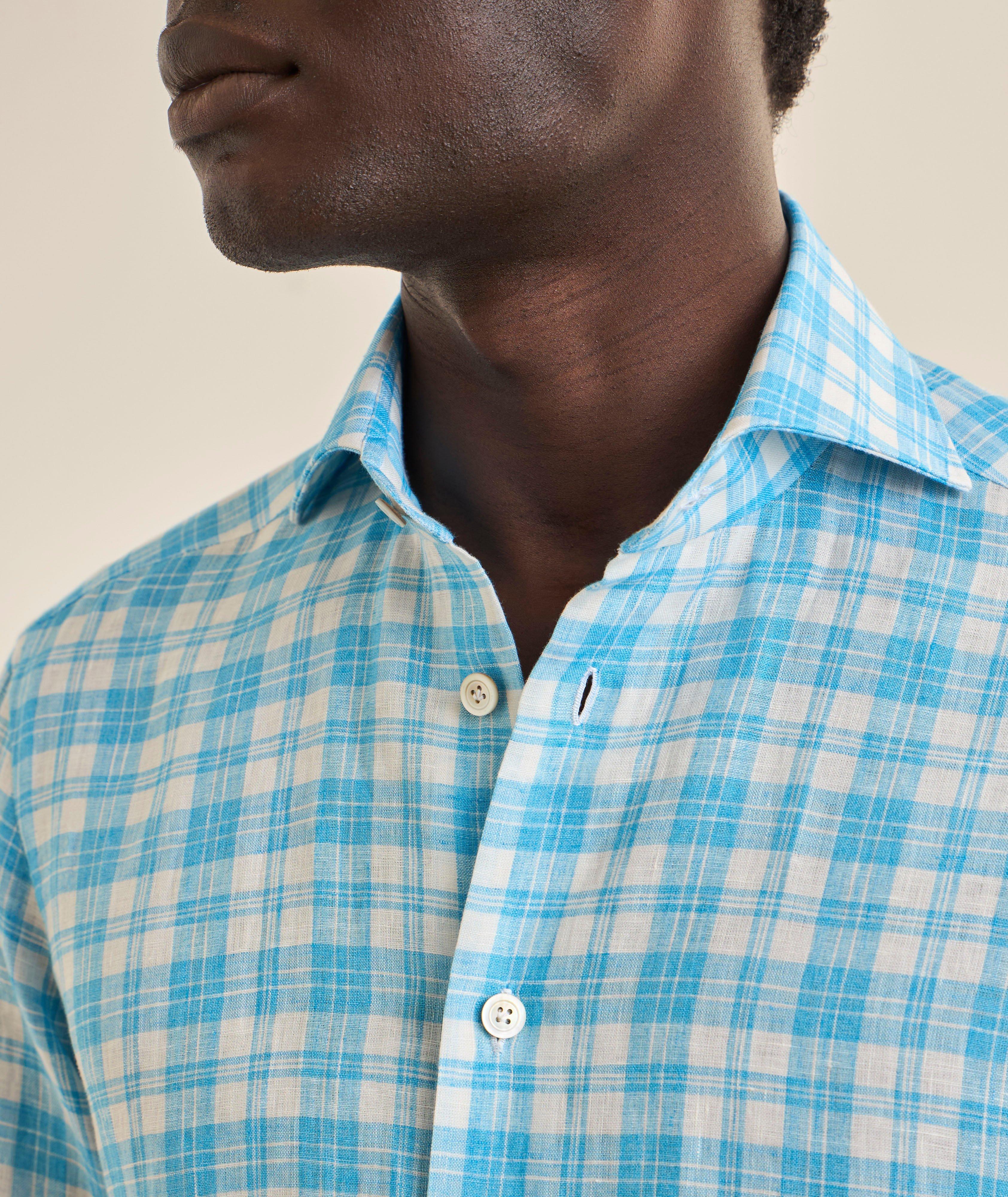 Plaid Linen Shirt  image 3