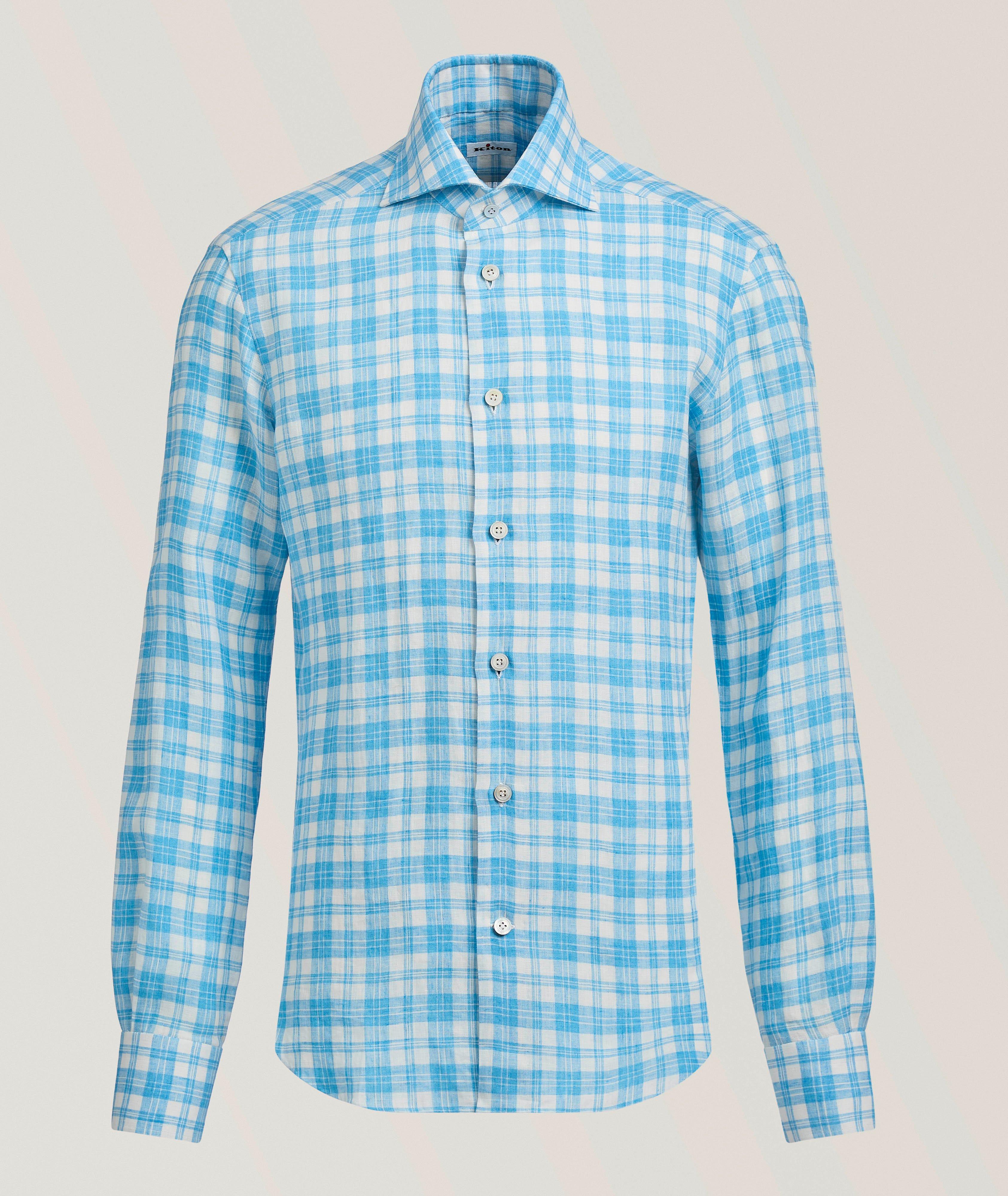 Plaid Linen Shirt  image 0