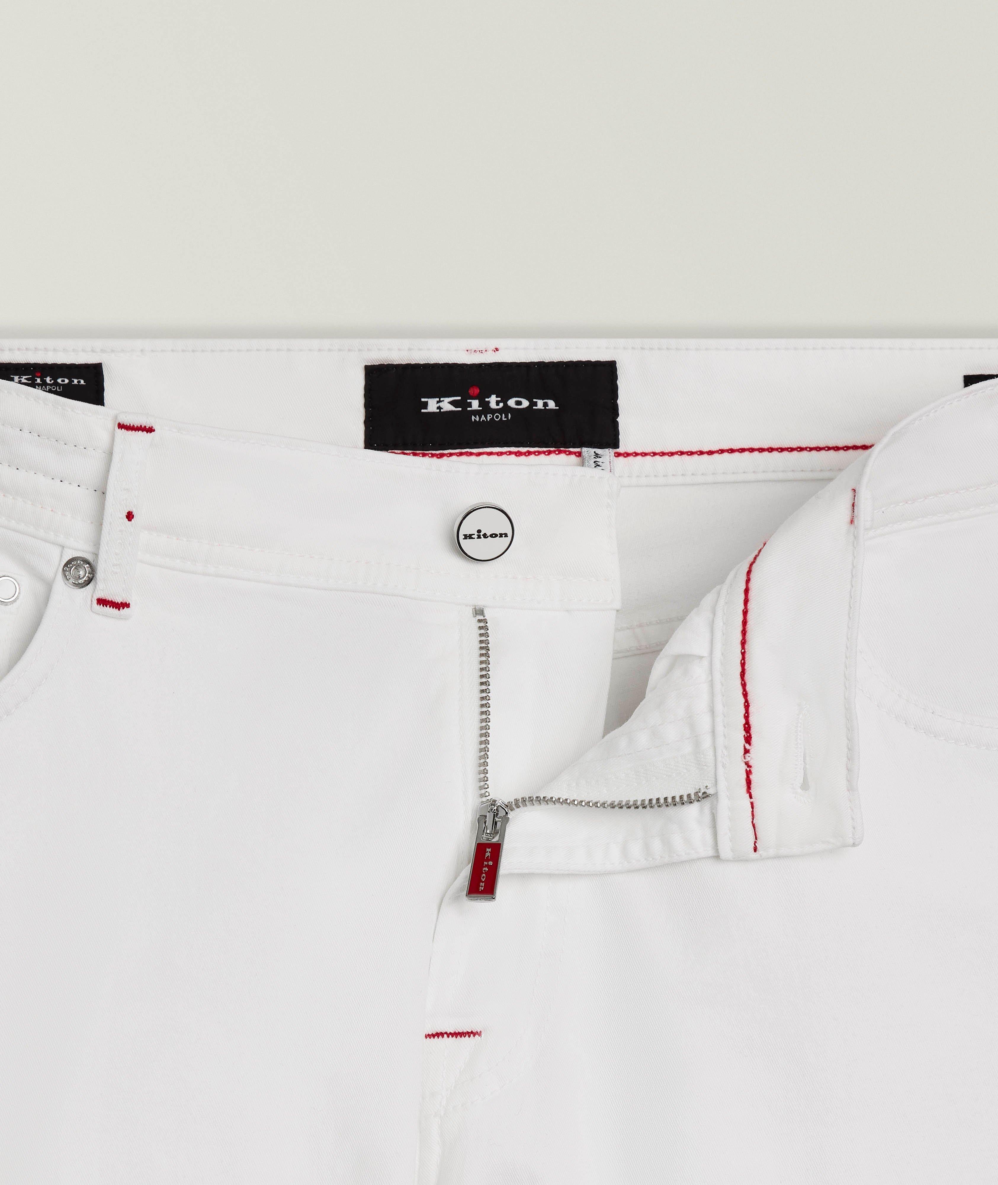 Five-Pocket Stretch-Cotton Pants image 1
