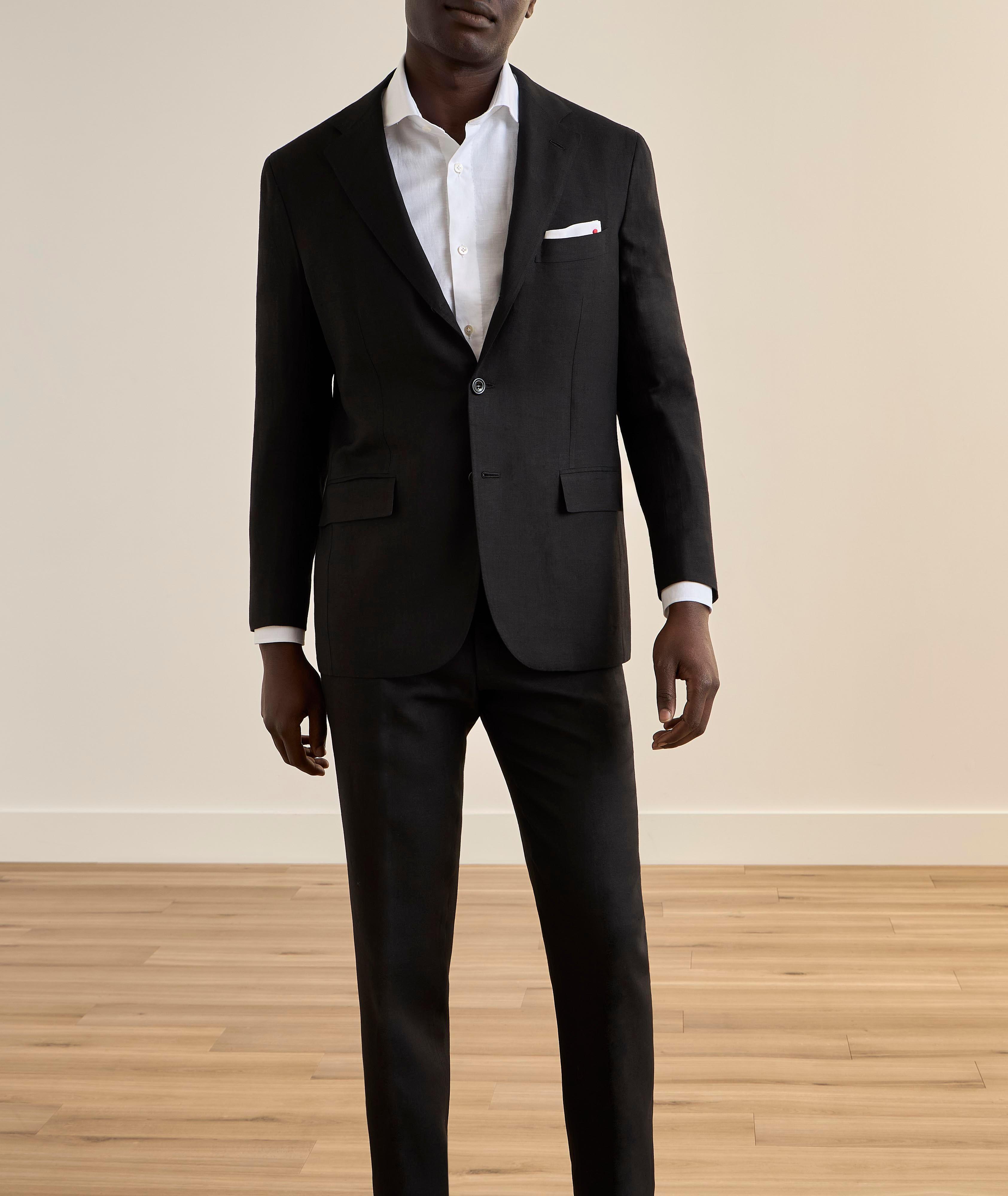 Complet en lin-mélange uni image 1