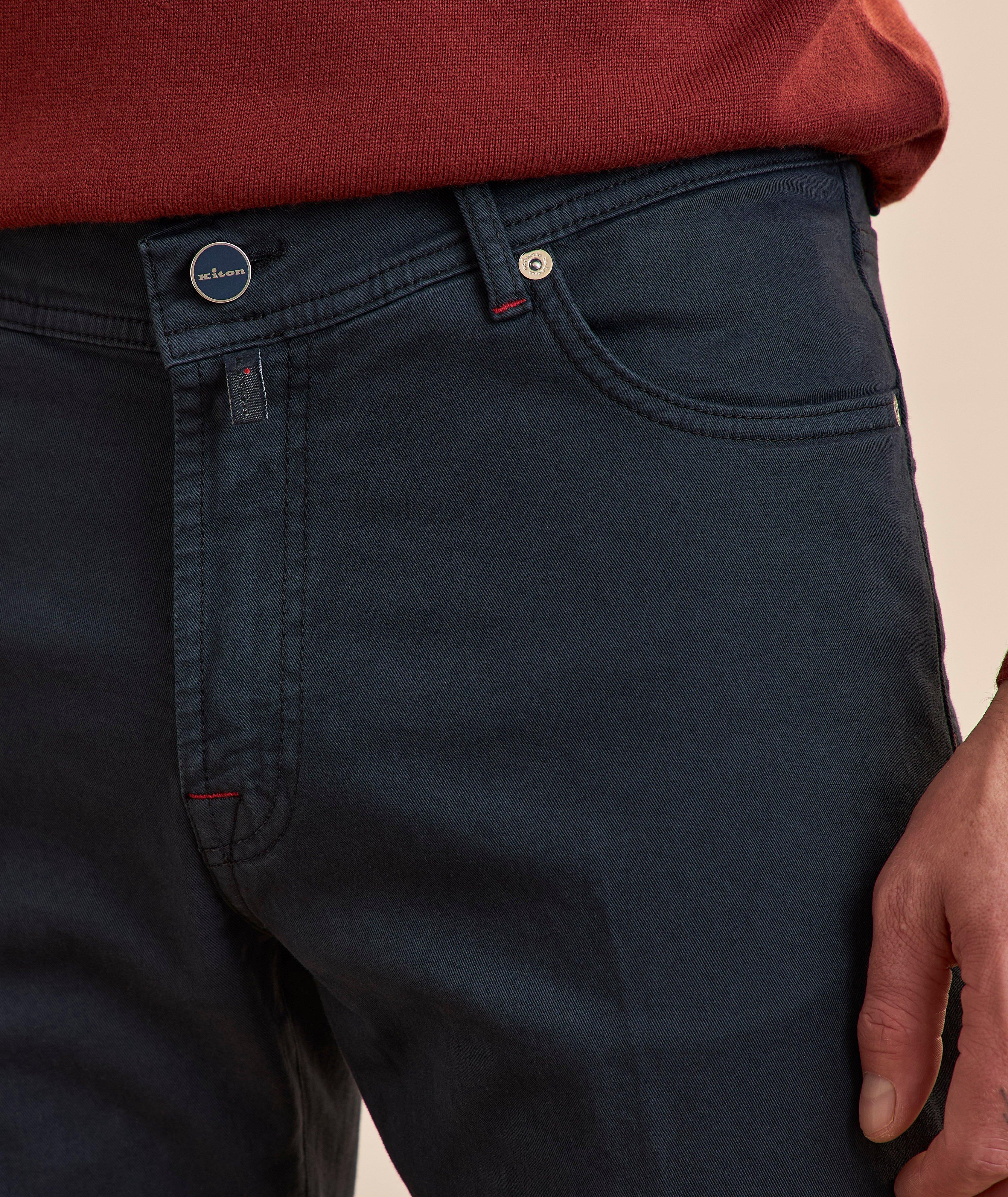 Five-Pocket Stretch-Cotton Pants image 3