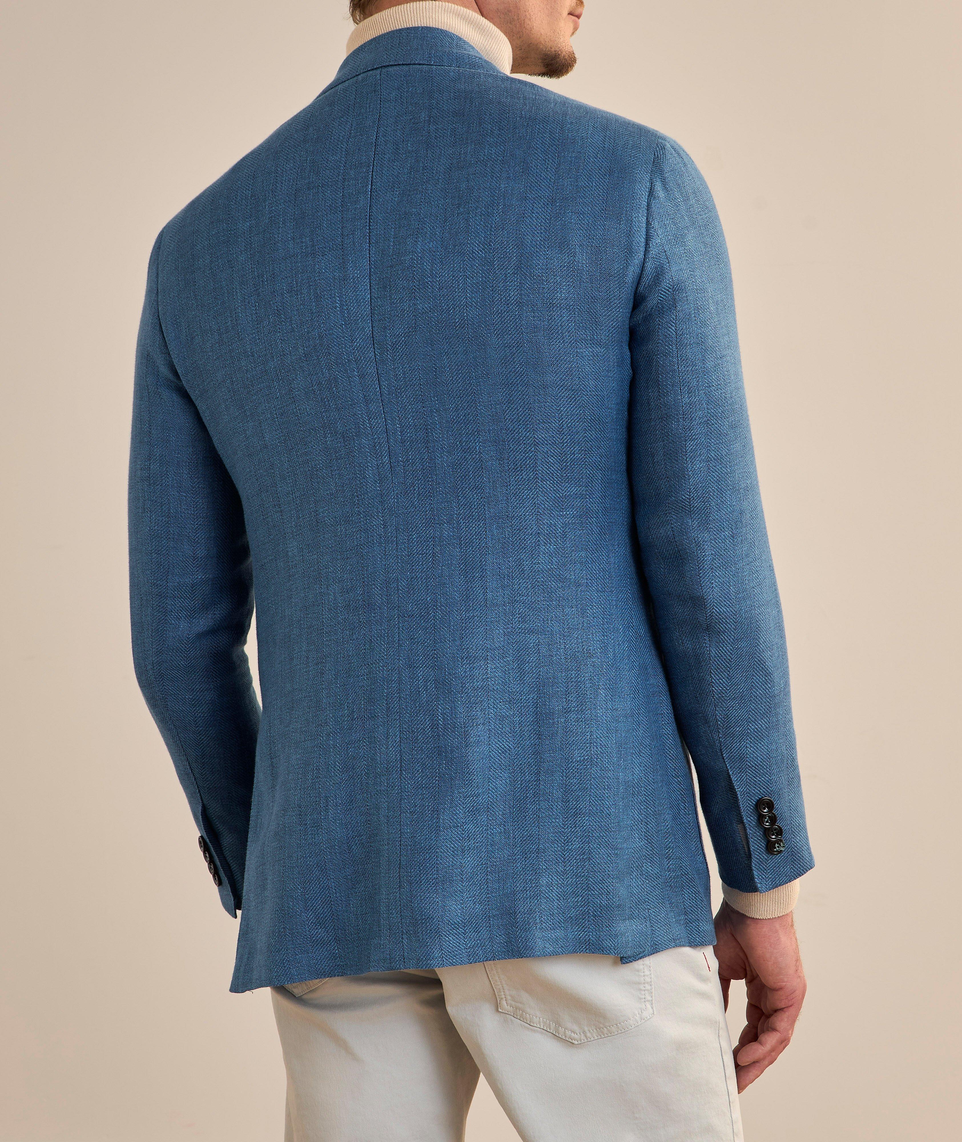 Herringbone Linen-Blend Sport Jacket image 2
