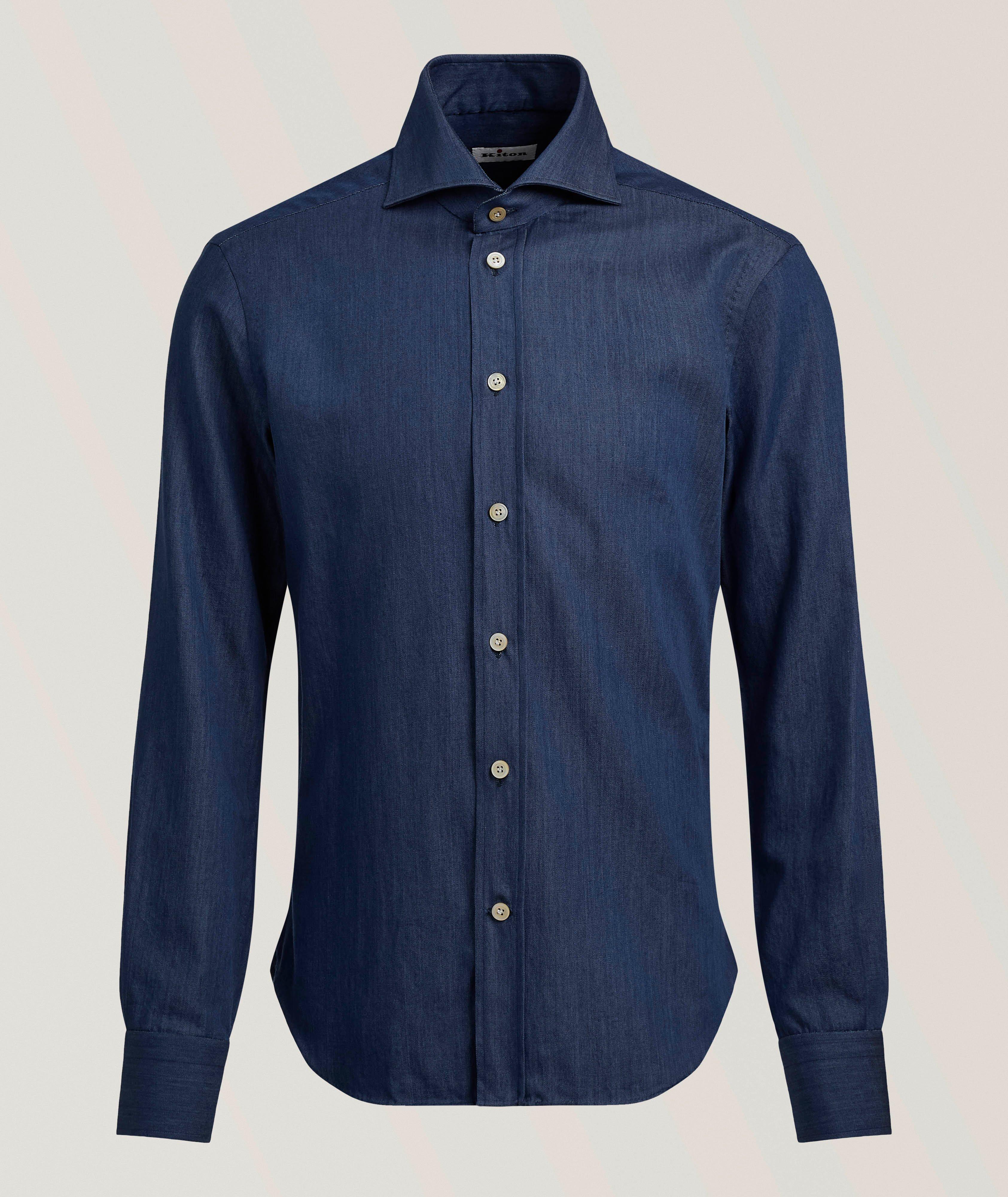 Chemise coton uni image 0