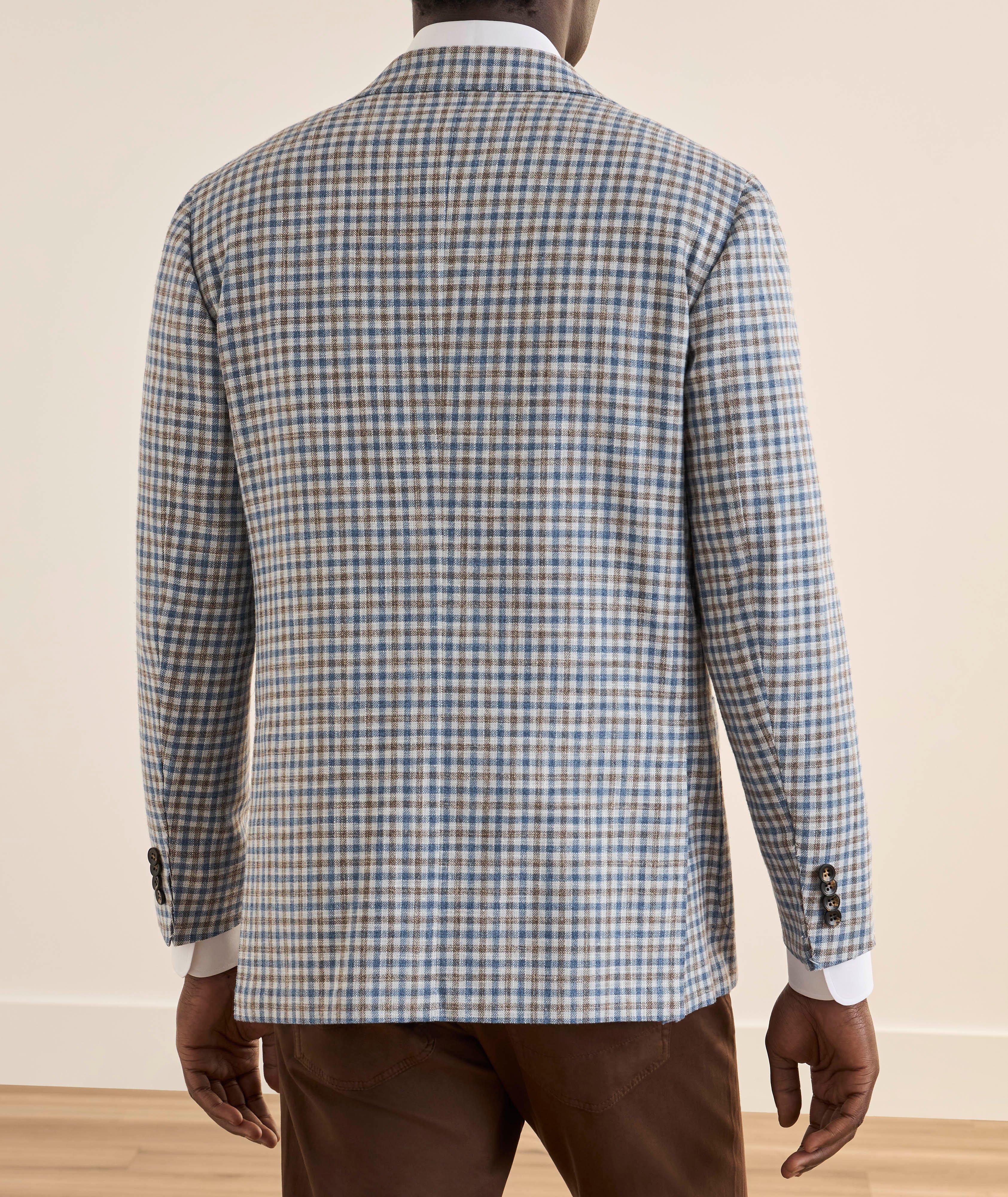 Checked Wool-Blend Sport Jacket image 2