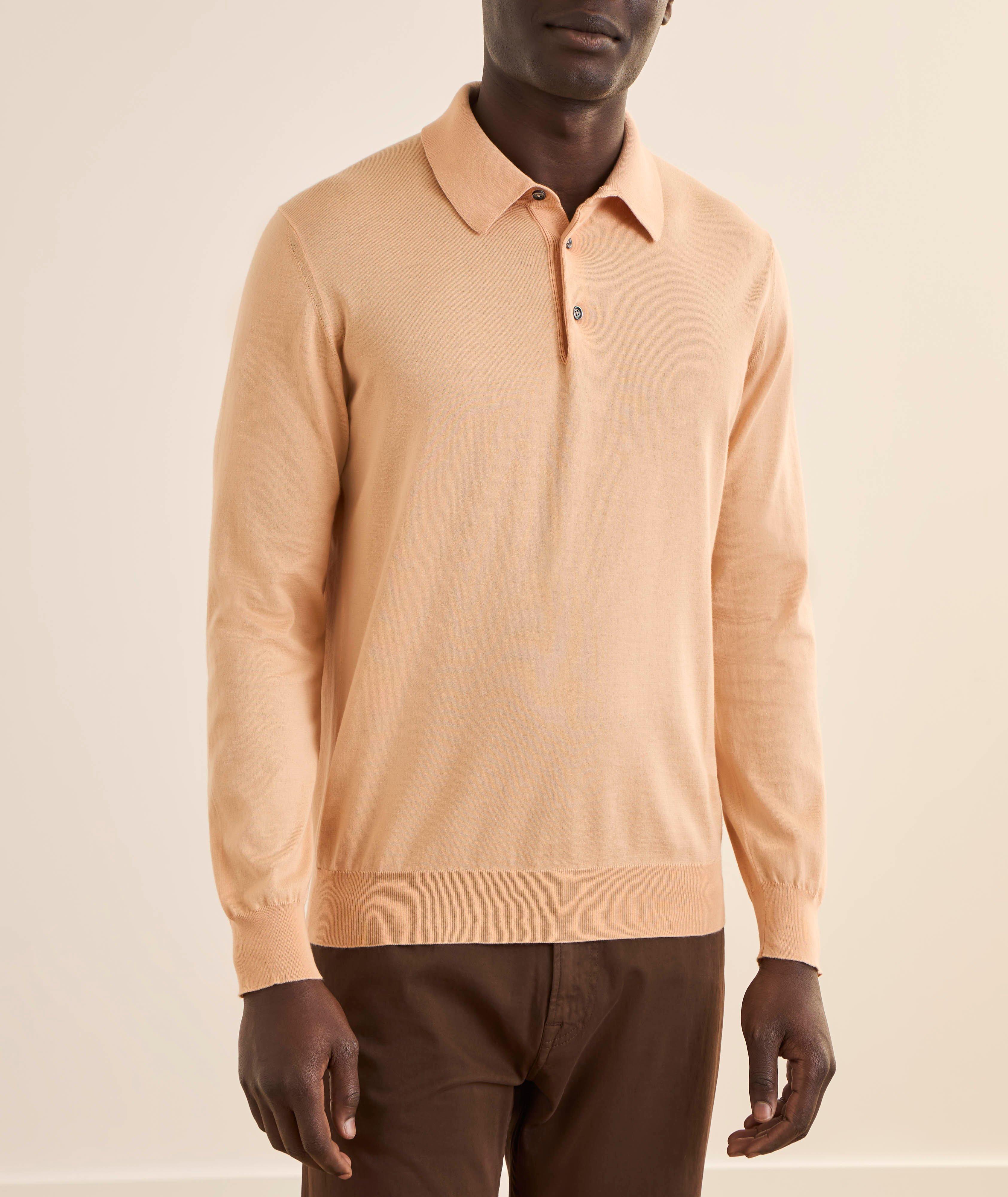 Cotton Jersey Knit Polo  image 1