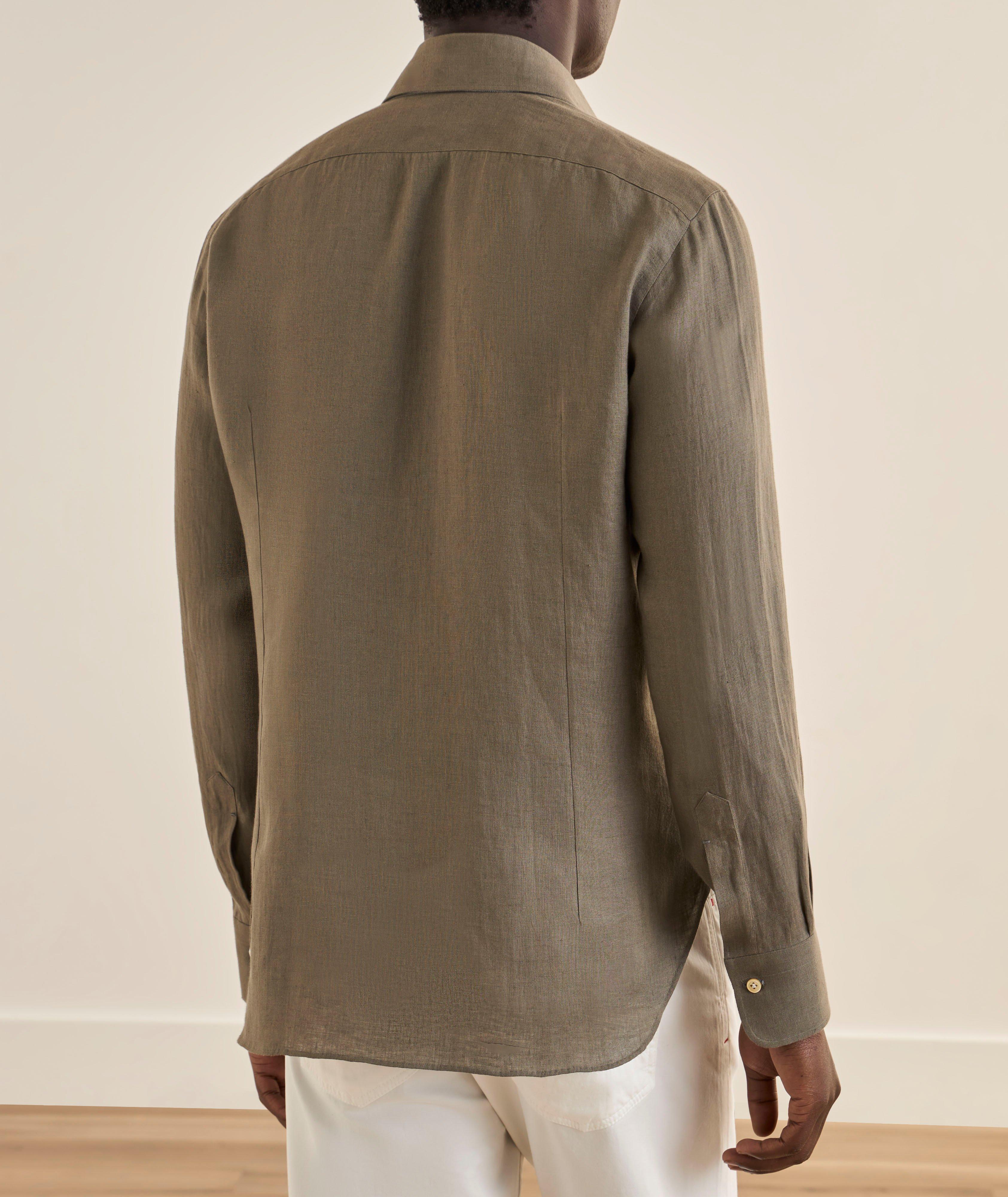 Solid Linen Shirt image 2