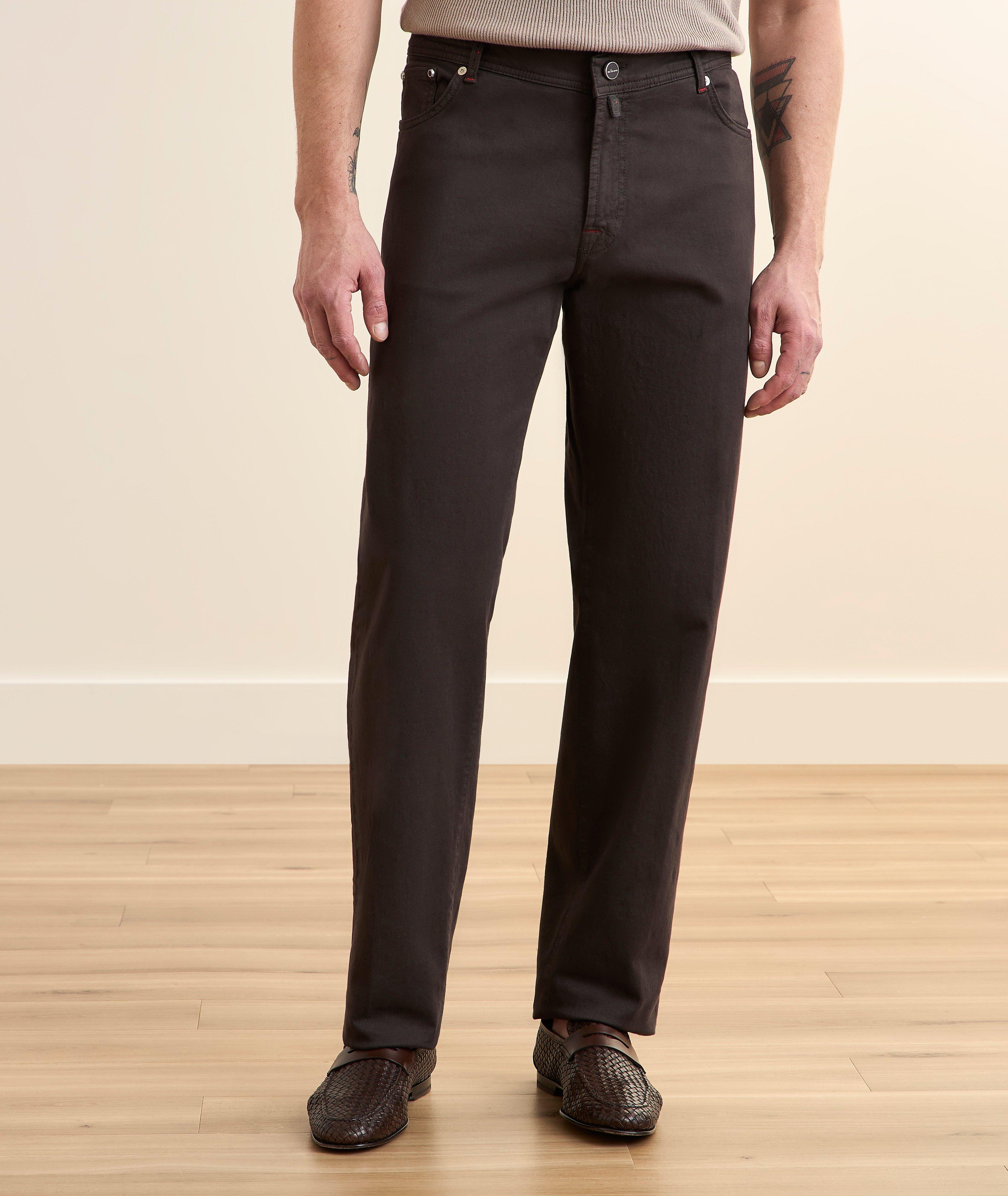 Five-Pocket Stretch-Cotton Pants image 1
