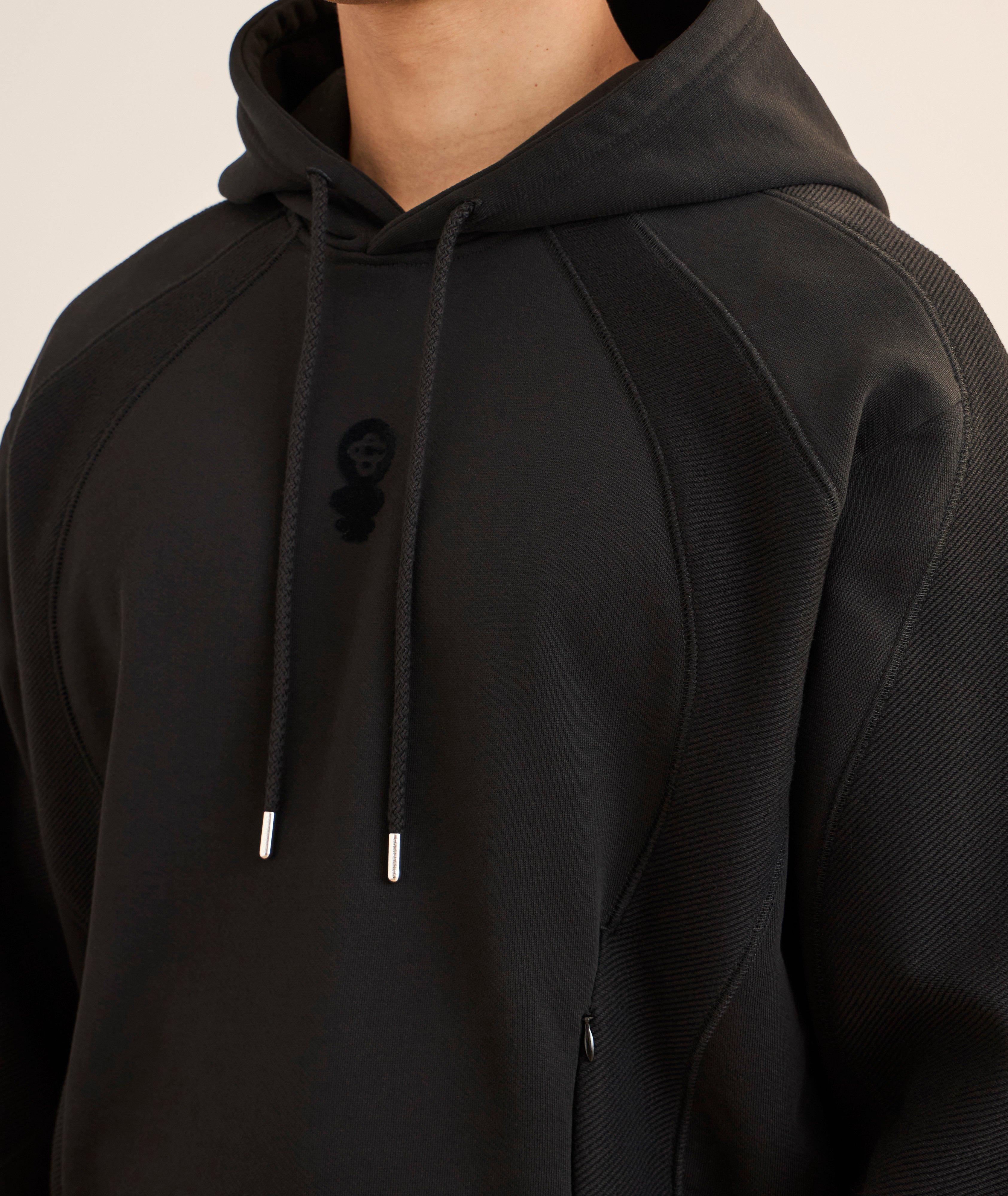 Flocked Cotton Hooded Sweatshirt  image 3