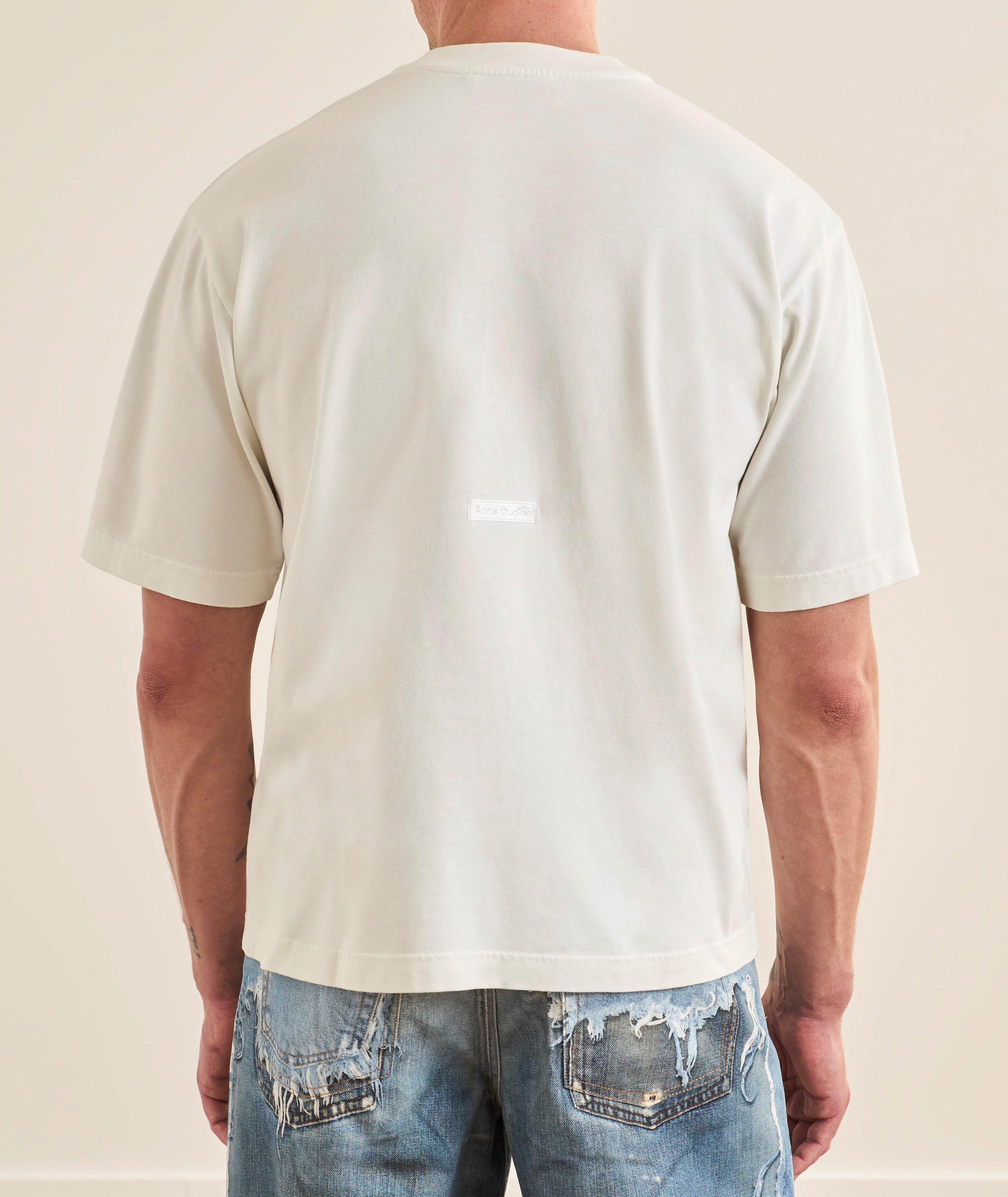 Garment-Dyed Cotton Logo T-Shirt image 3
