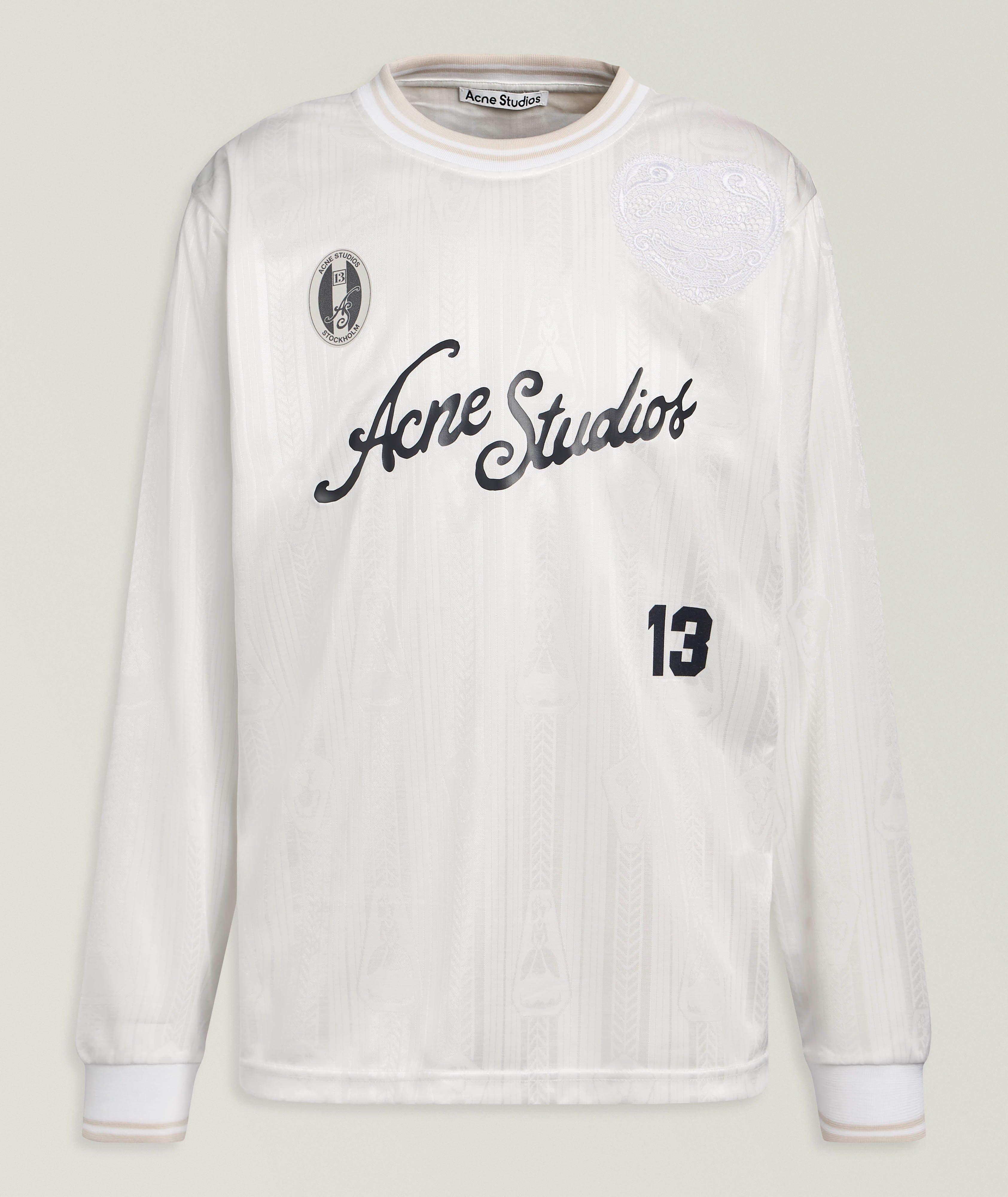 Acne Studios Logo Soccer Jersey Long-Sleeve T-Shirt | T-Shirts
