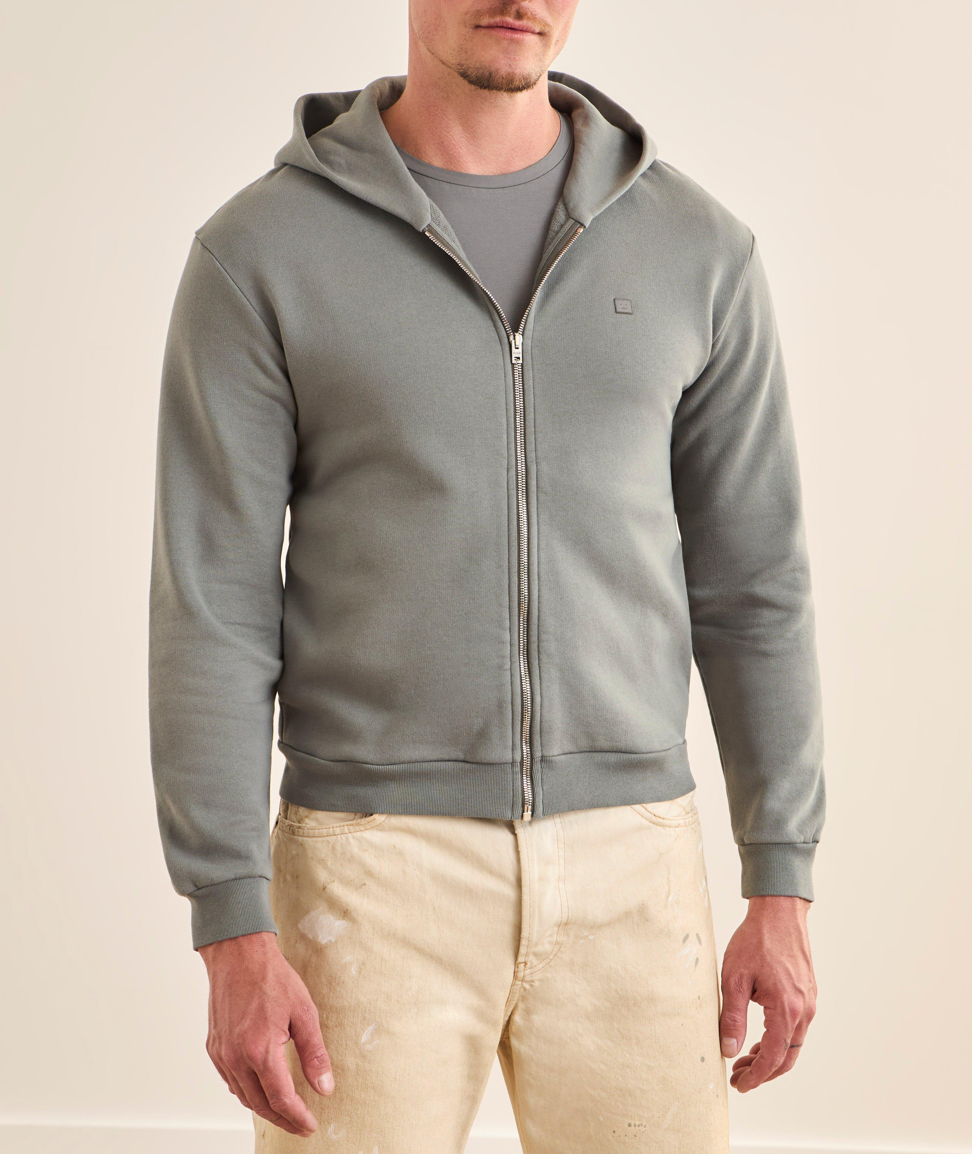 Face Logo Full-Zip Hooded Sweatshirt image 1