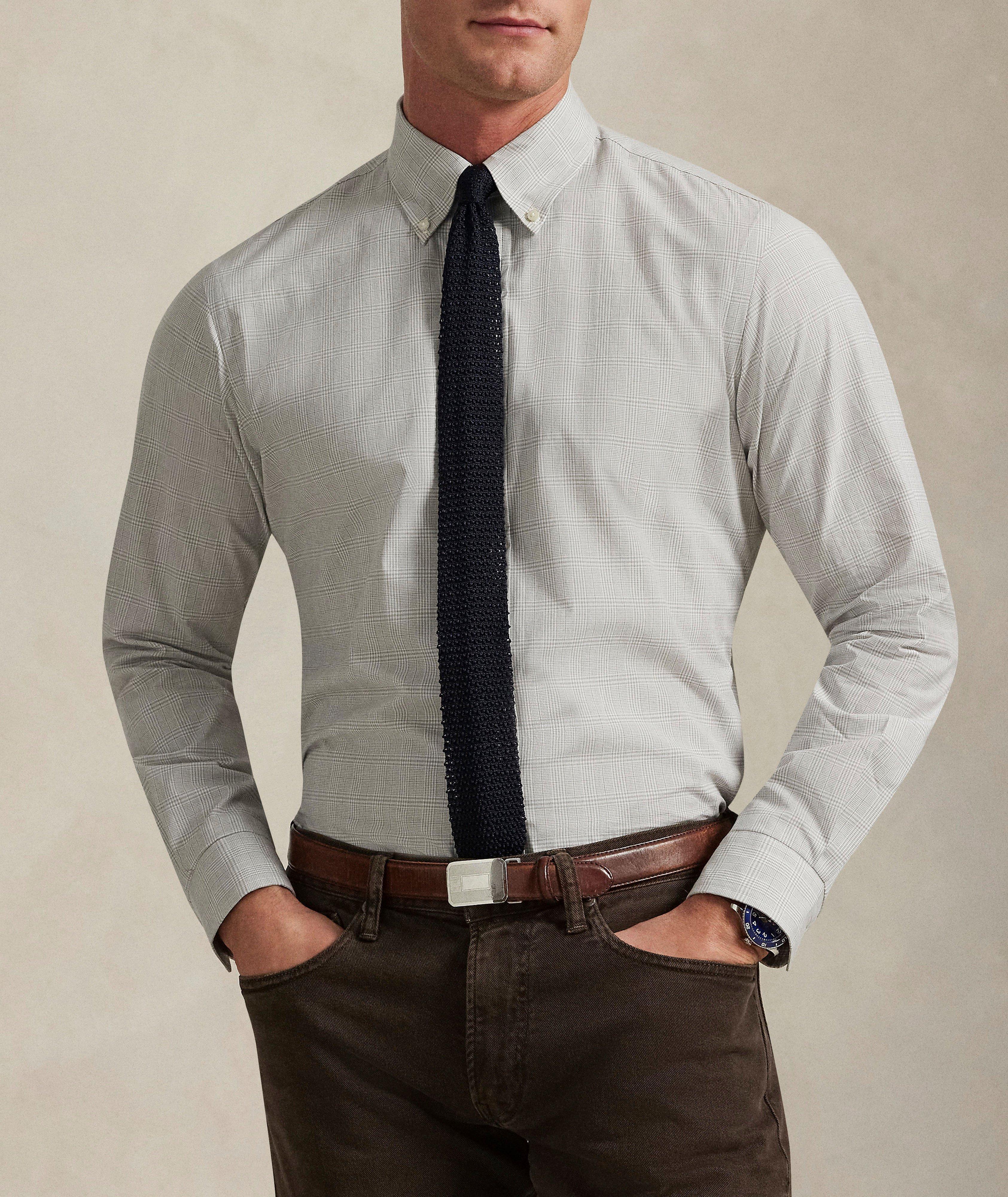 Chemise popeline à carreaux coupe classique image 1