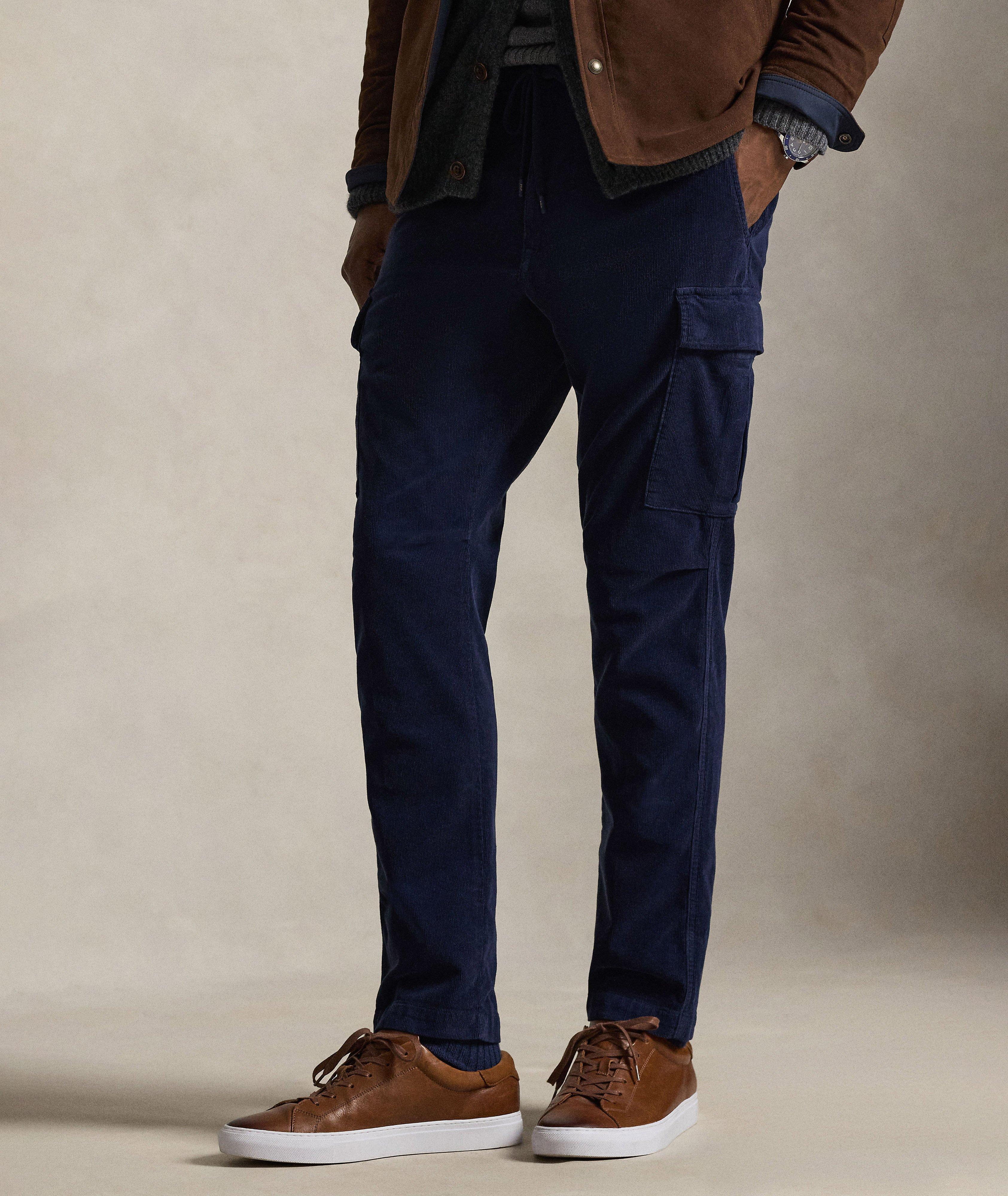 Stretch-Cotton Corduroy Cargo Pants  image 1