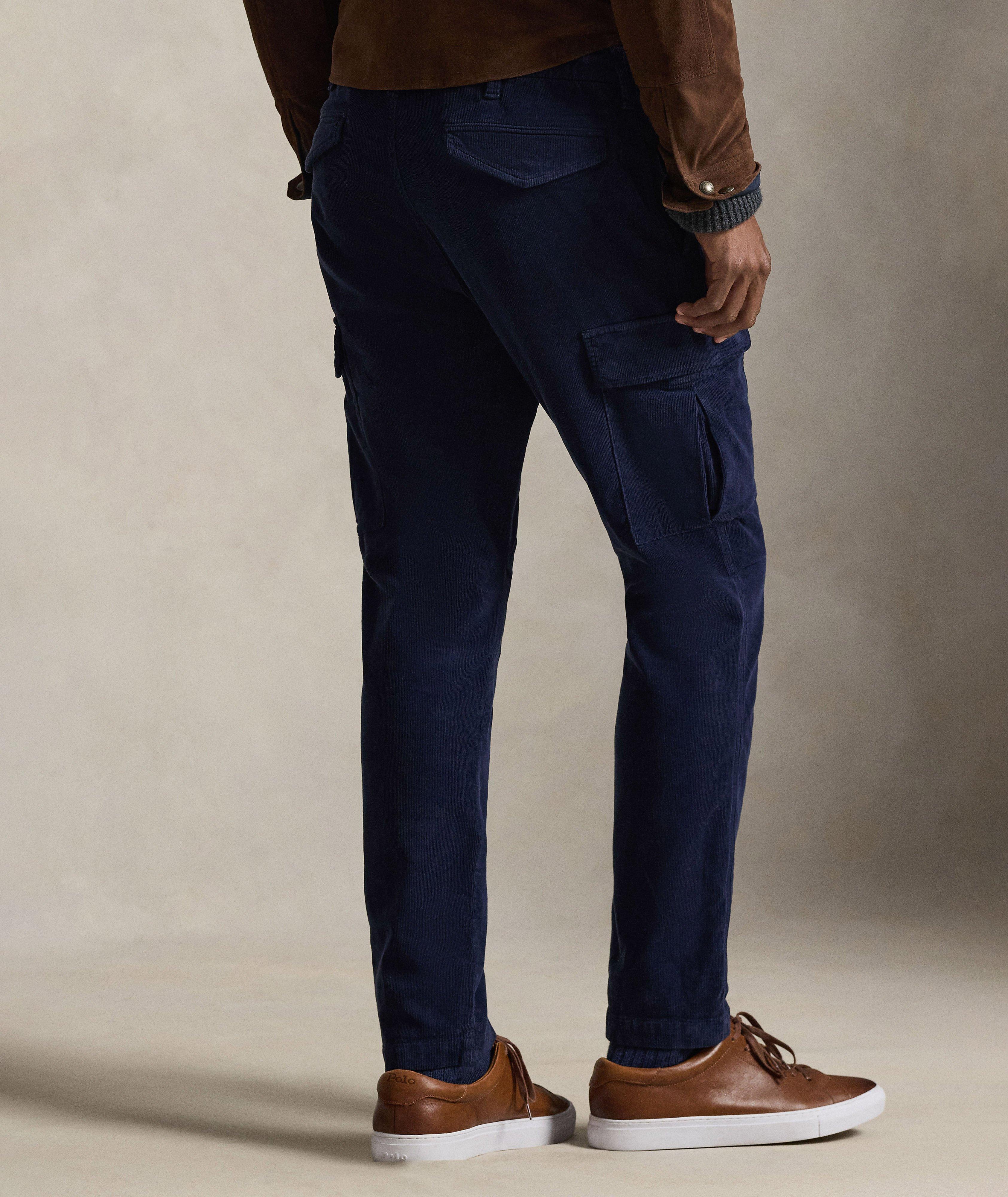 Stretch-Cotton Corduroy Cargo Pants  image 2