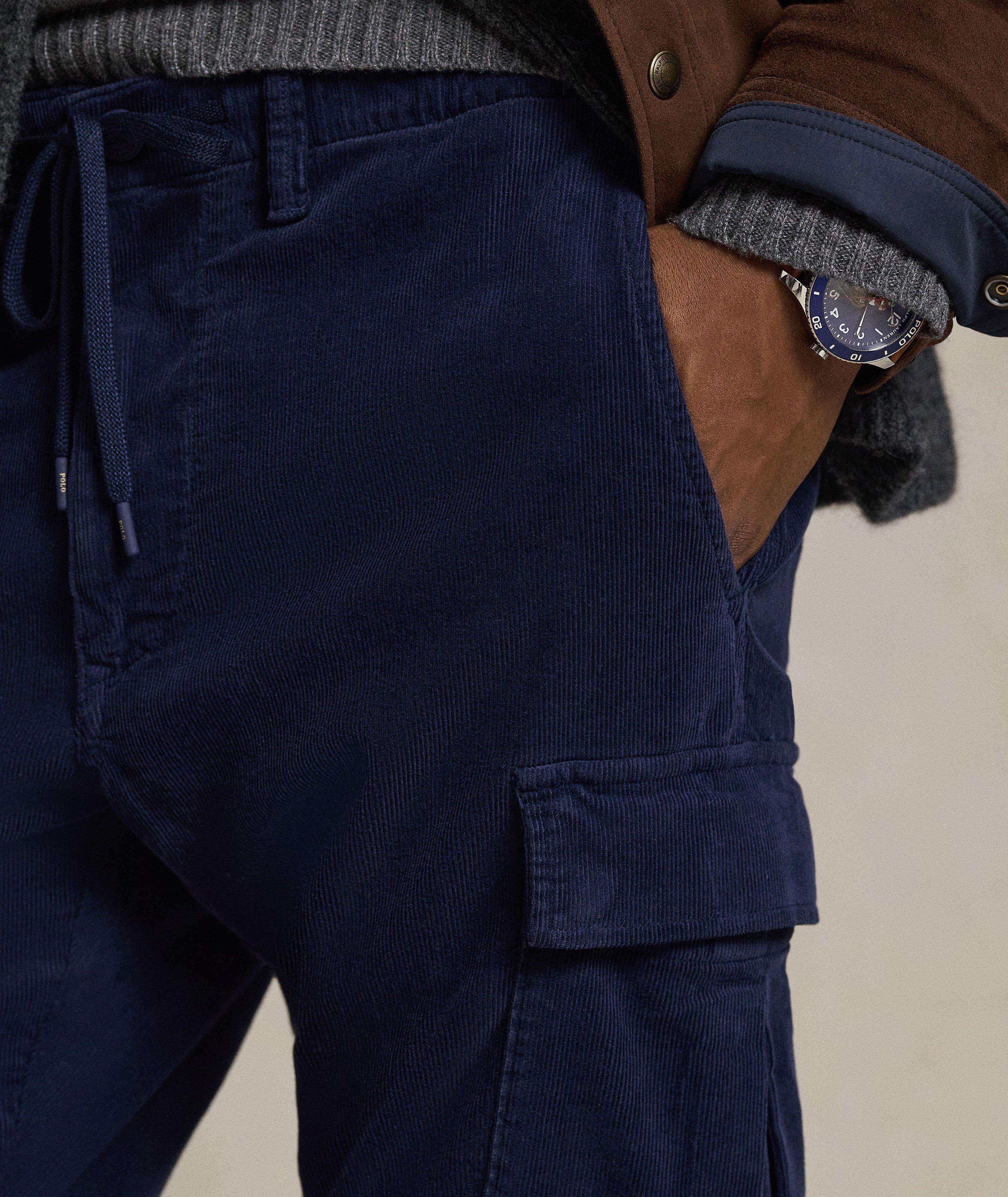 Stretch-Cotton Corduroy Cargo Pants  image 3