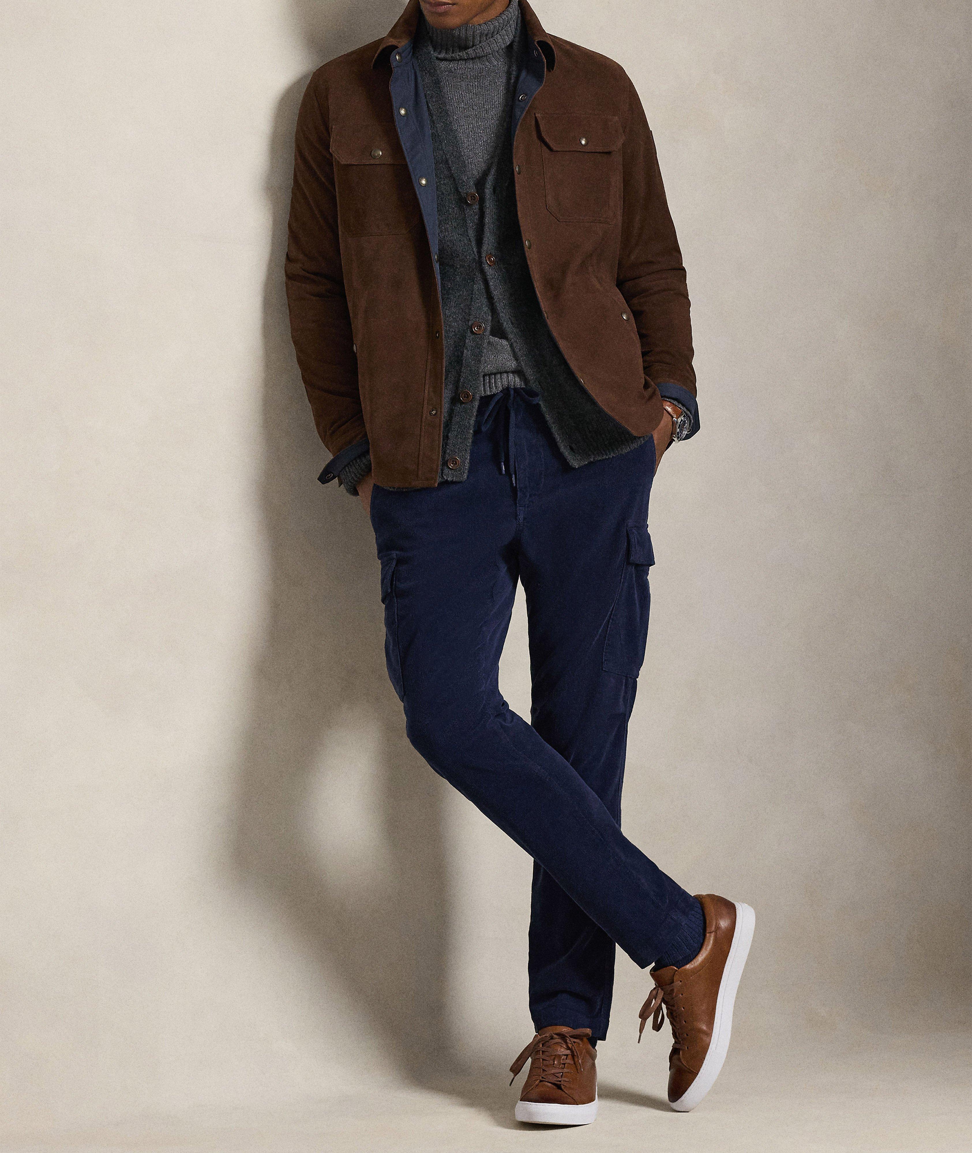 Stretch-Cotton Corduroy Cargo Pants  image 4