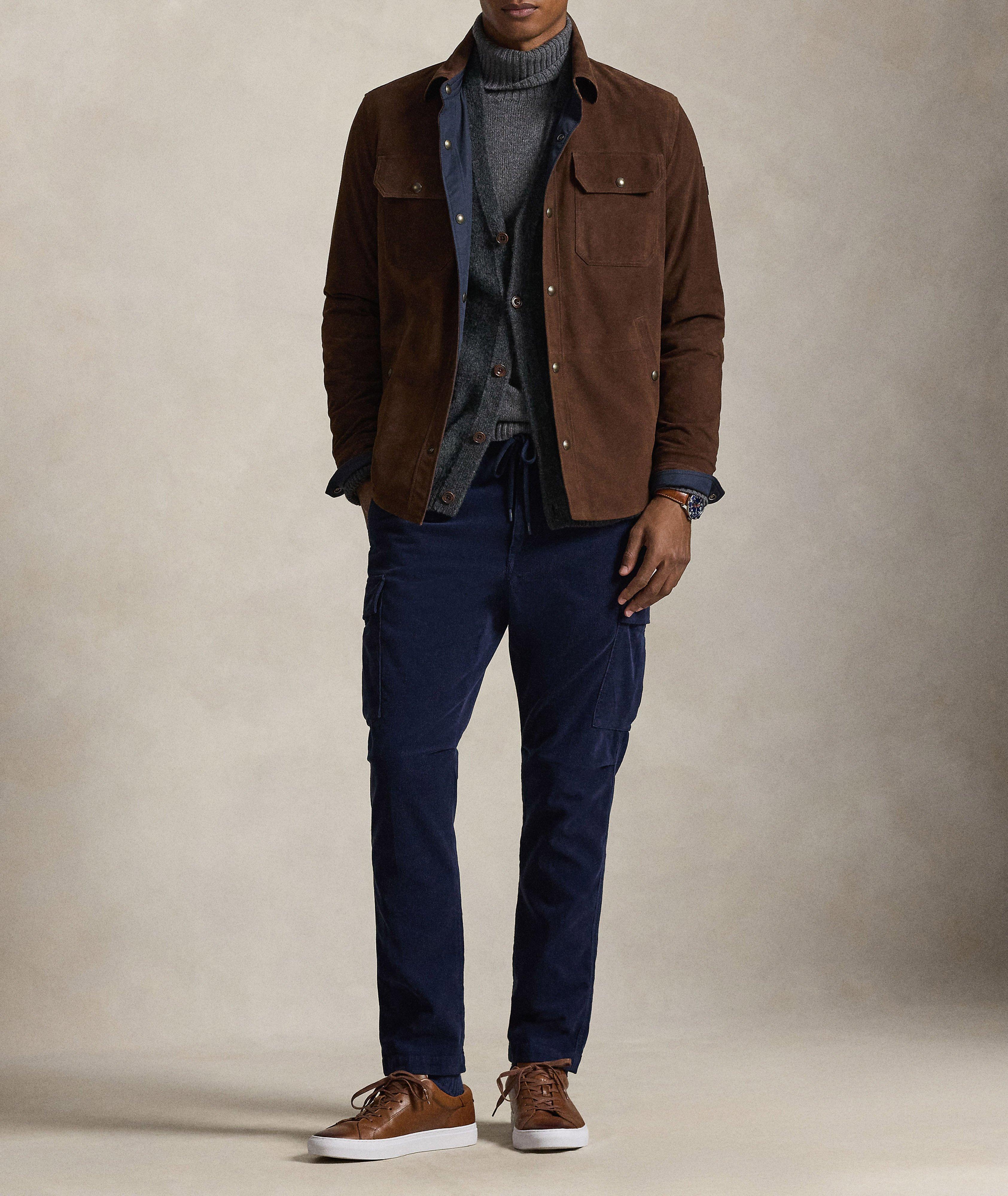 Stretch-Cotton Corduroy Cargo Pants  image 5