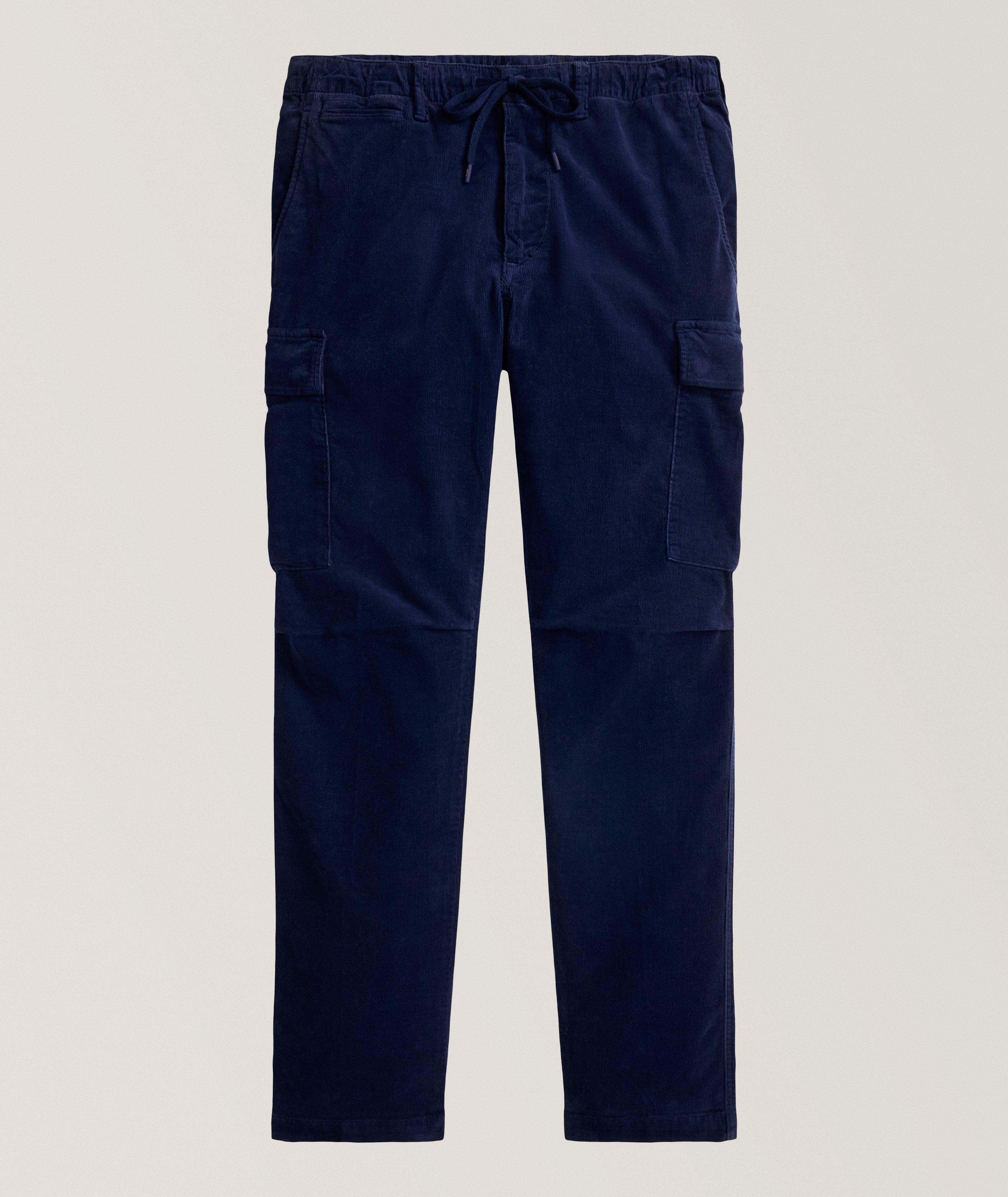Stretch-Cotton Corduroy Cargo Pants  image 0