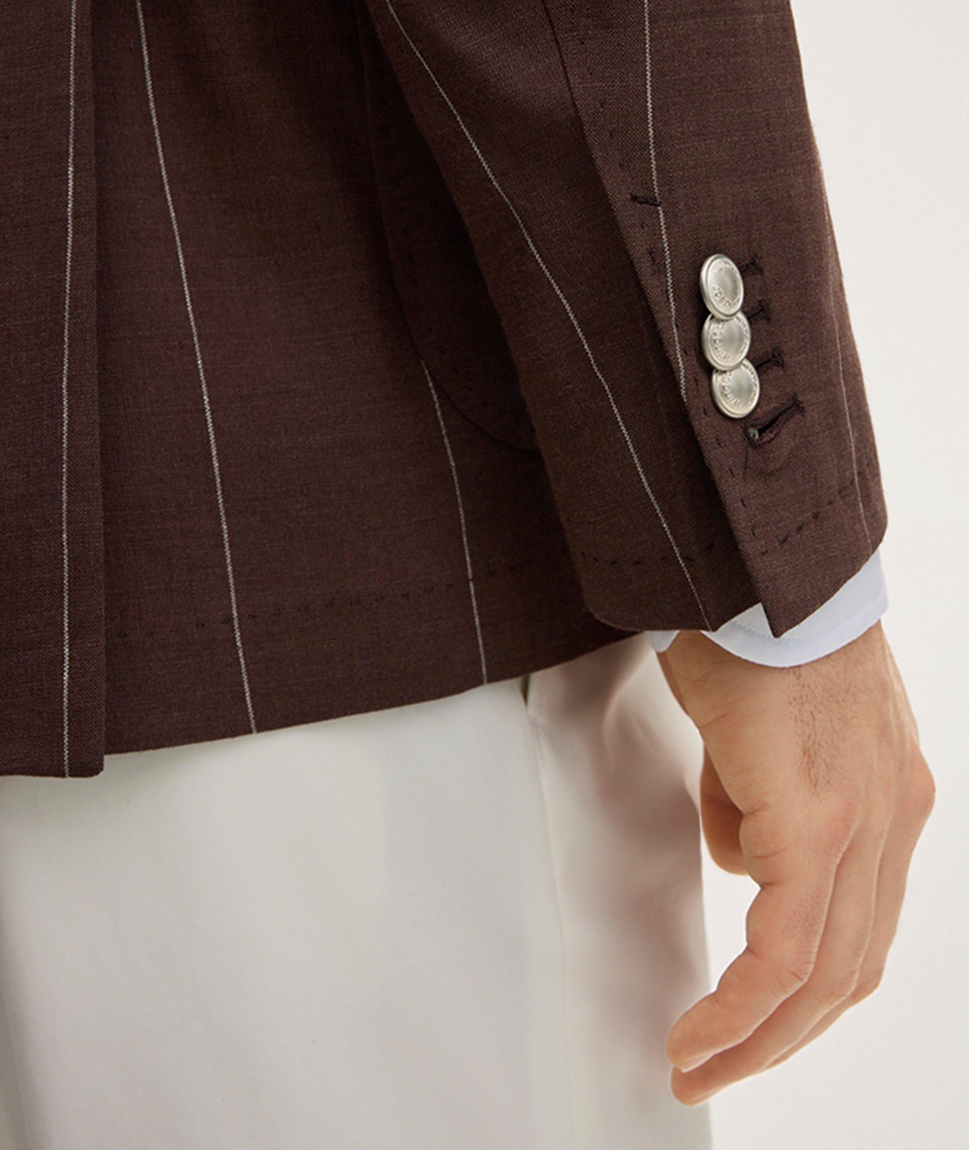 Double-Breasted Striped Sport Jacket image 4