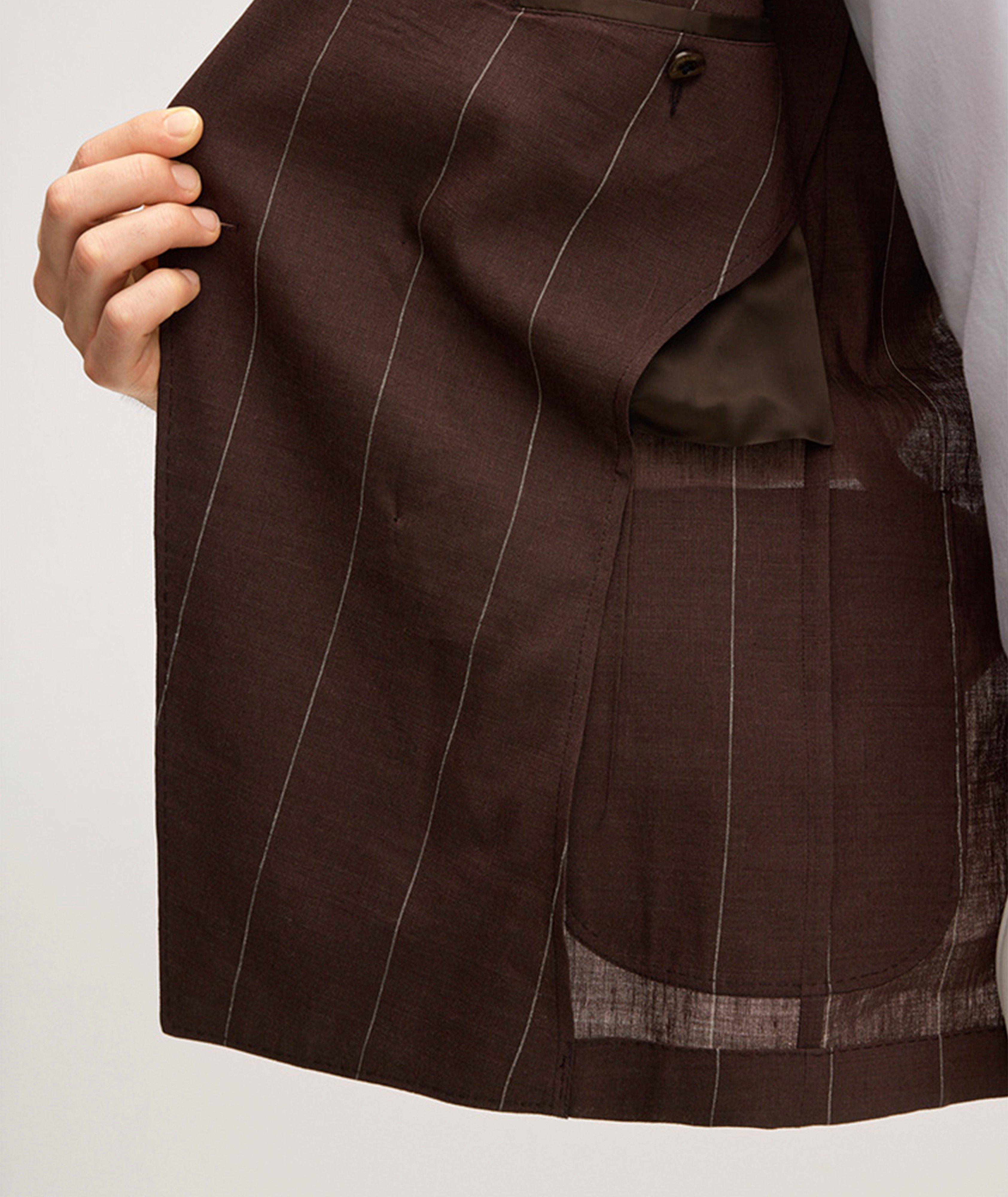 Double-Breasted Striped Sport Jacket image 5