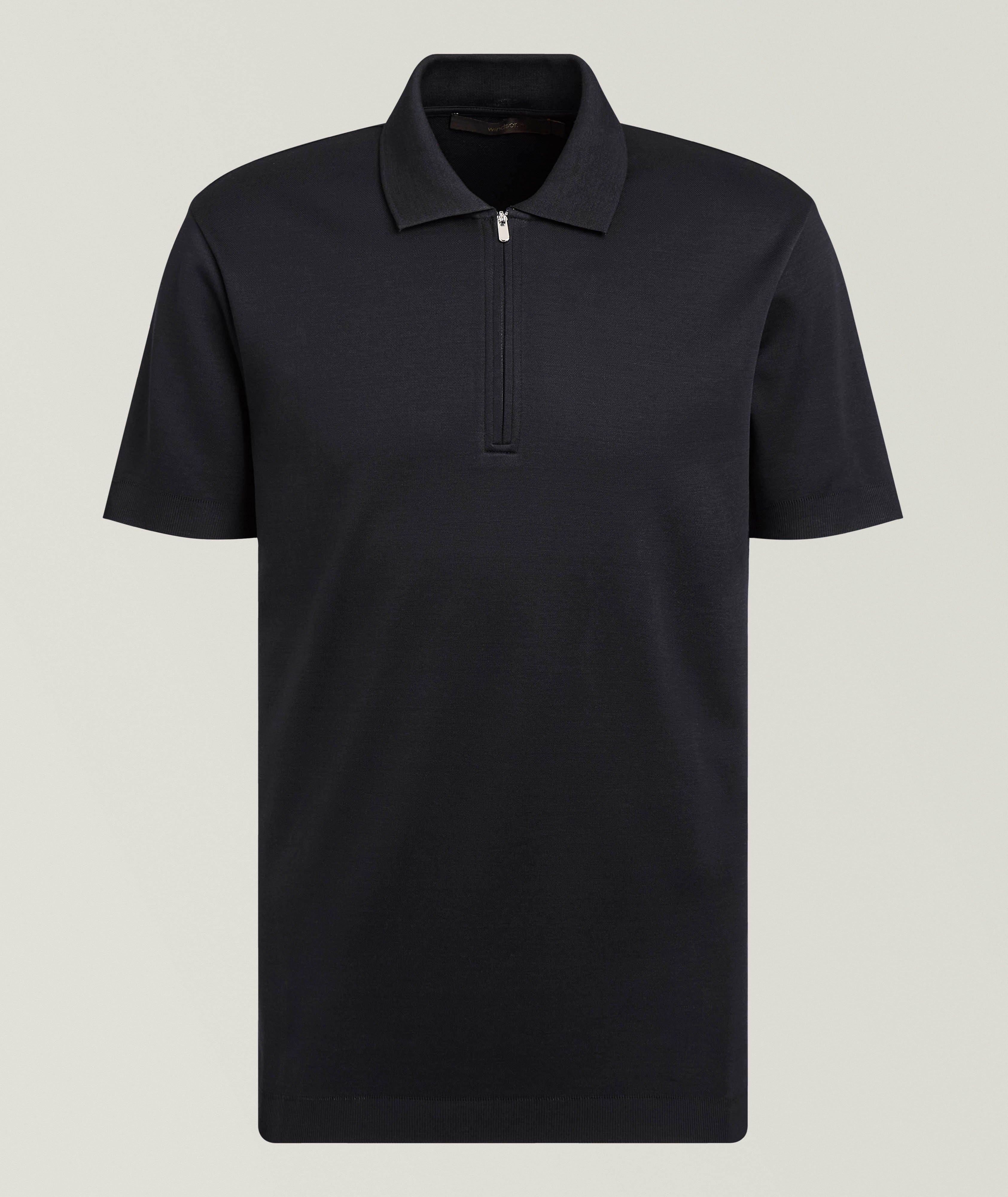 Windsor Polo zippé coton