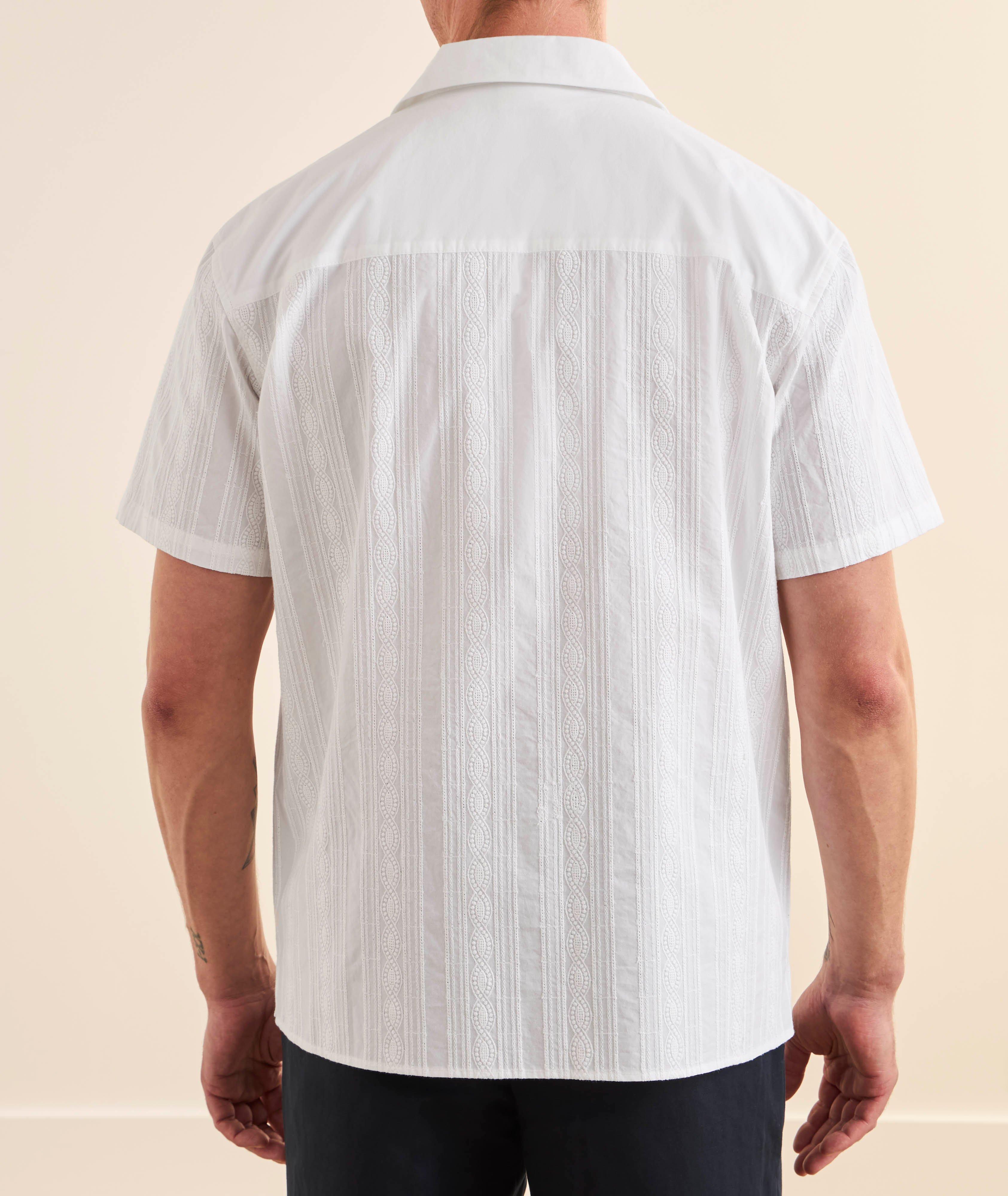 Embroidered Cotton Camp Shirt image 2