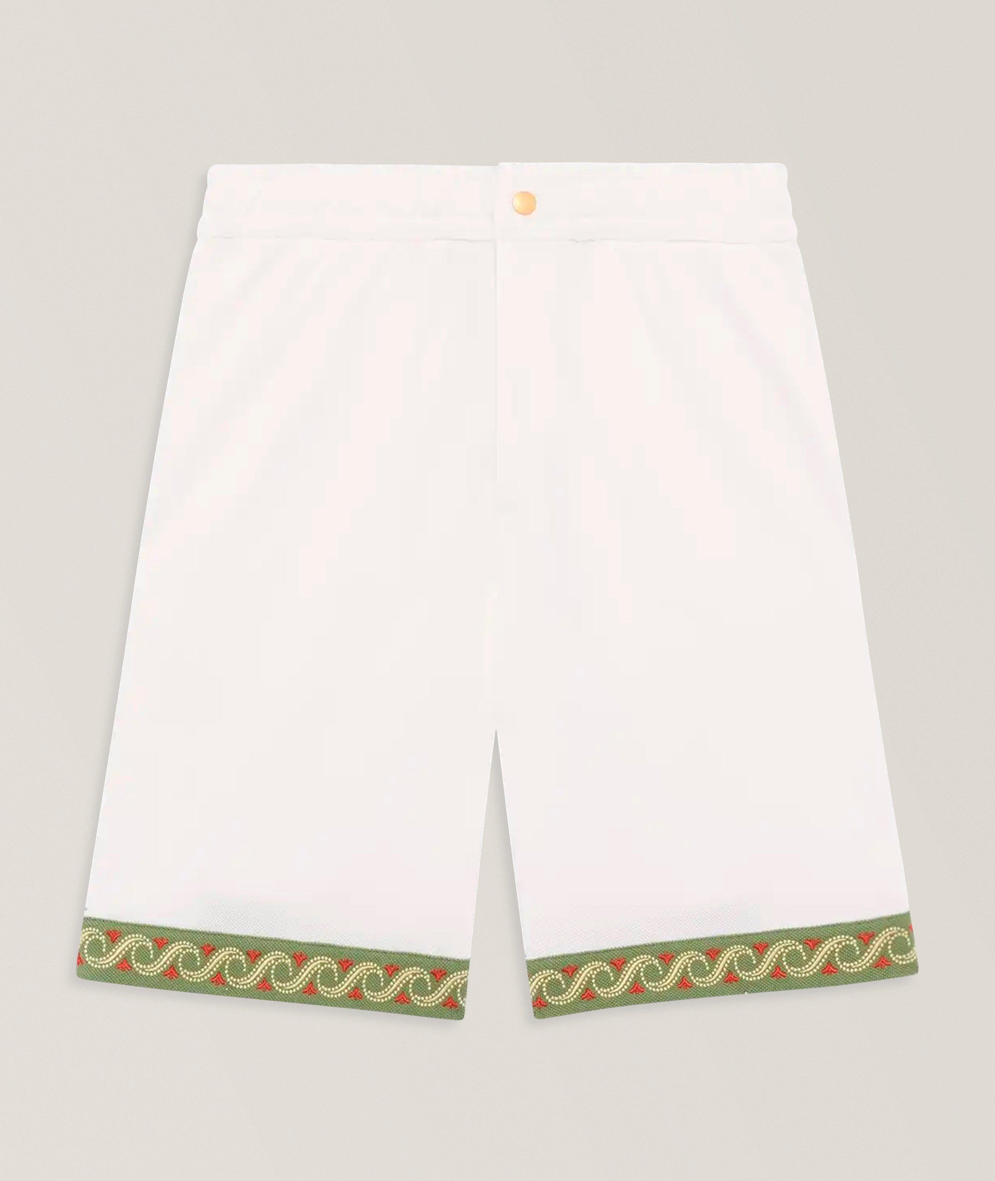 Drôle de Monsieur Short piqué brodé