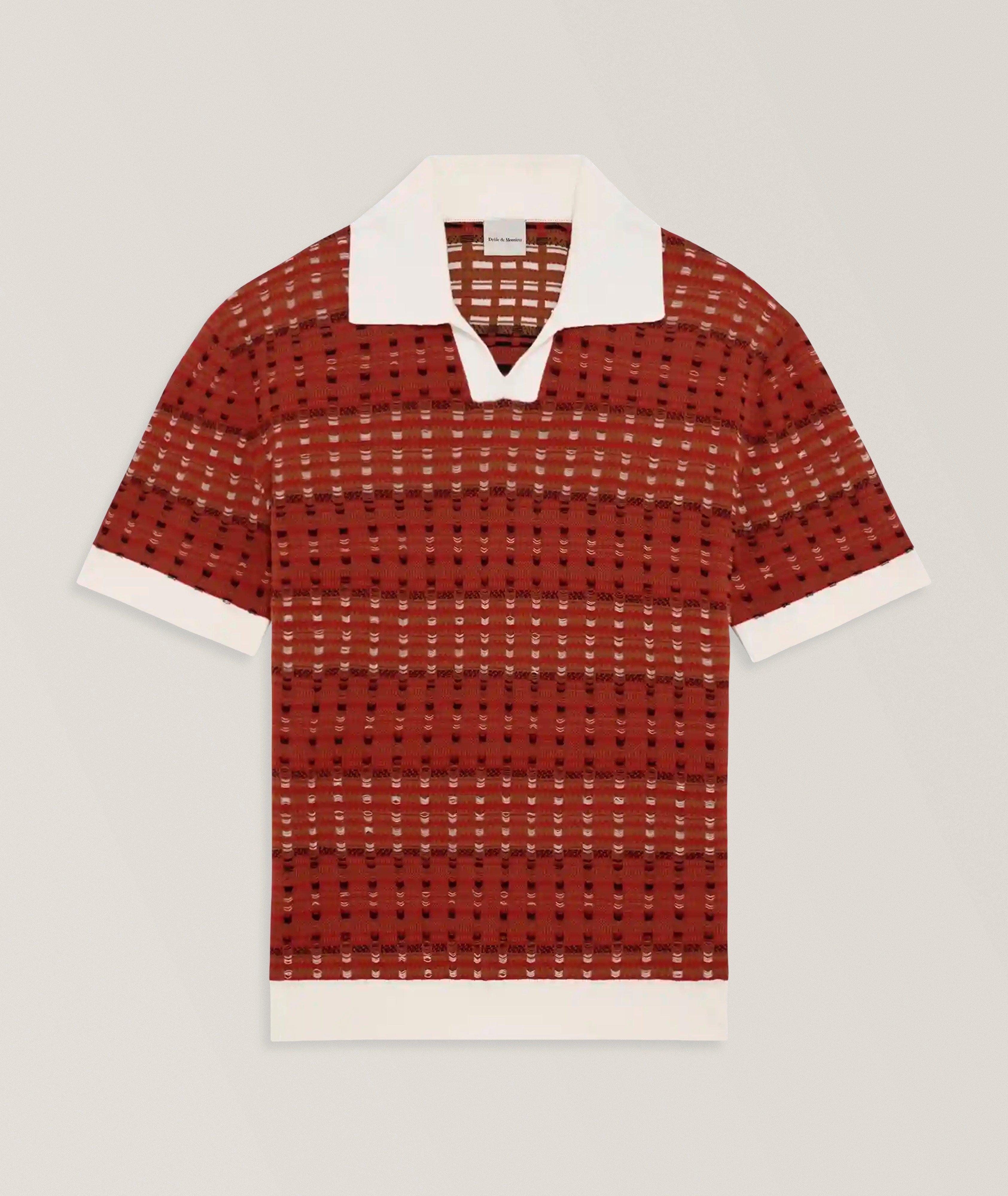 Drôle de Monsieur Polo tricot texturé
