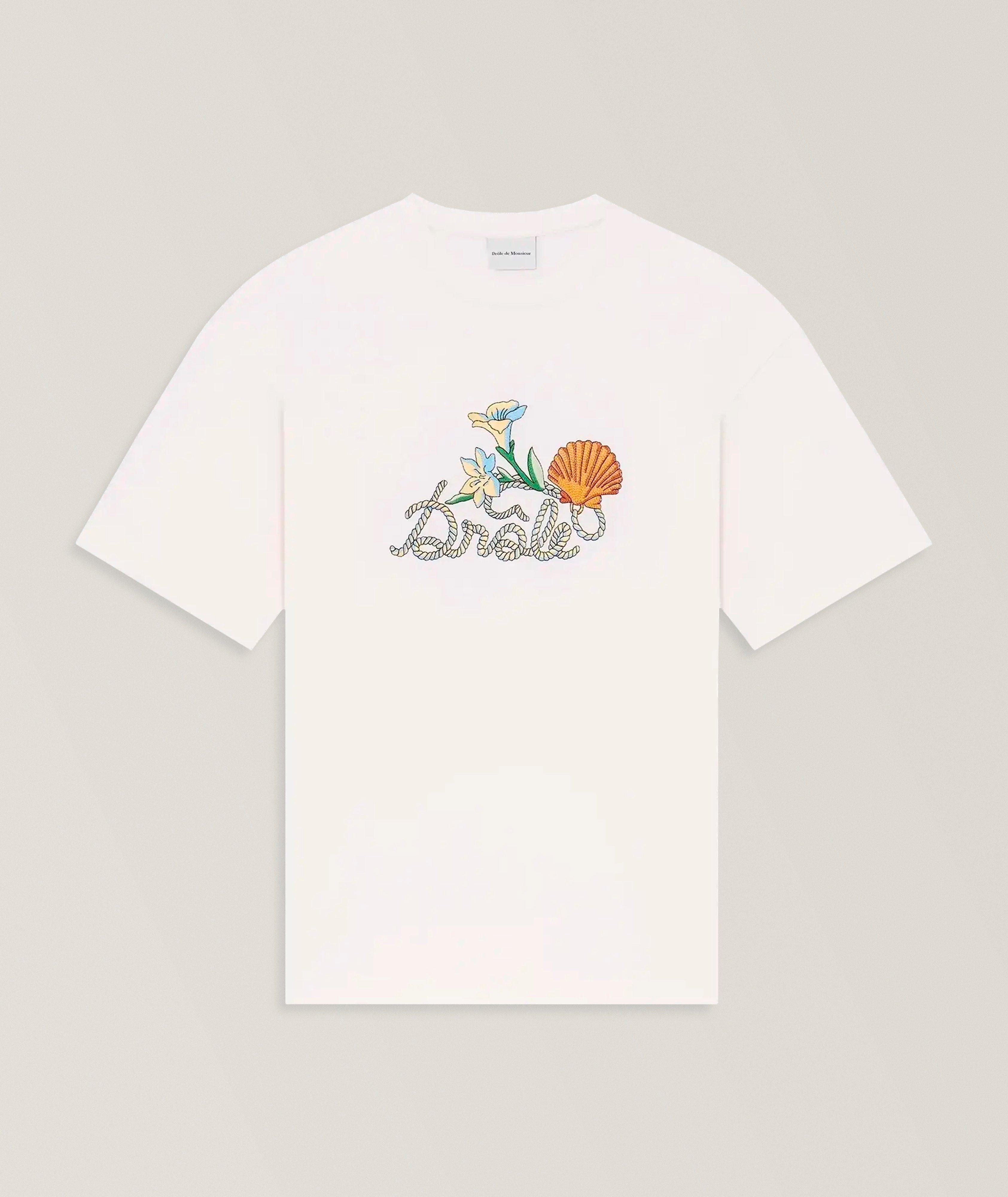 Drôle de Monsieur Shell Graphic Print T-Shirt 