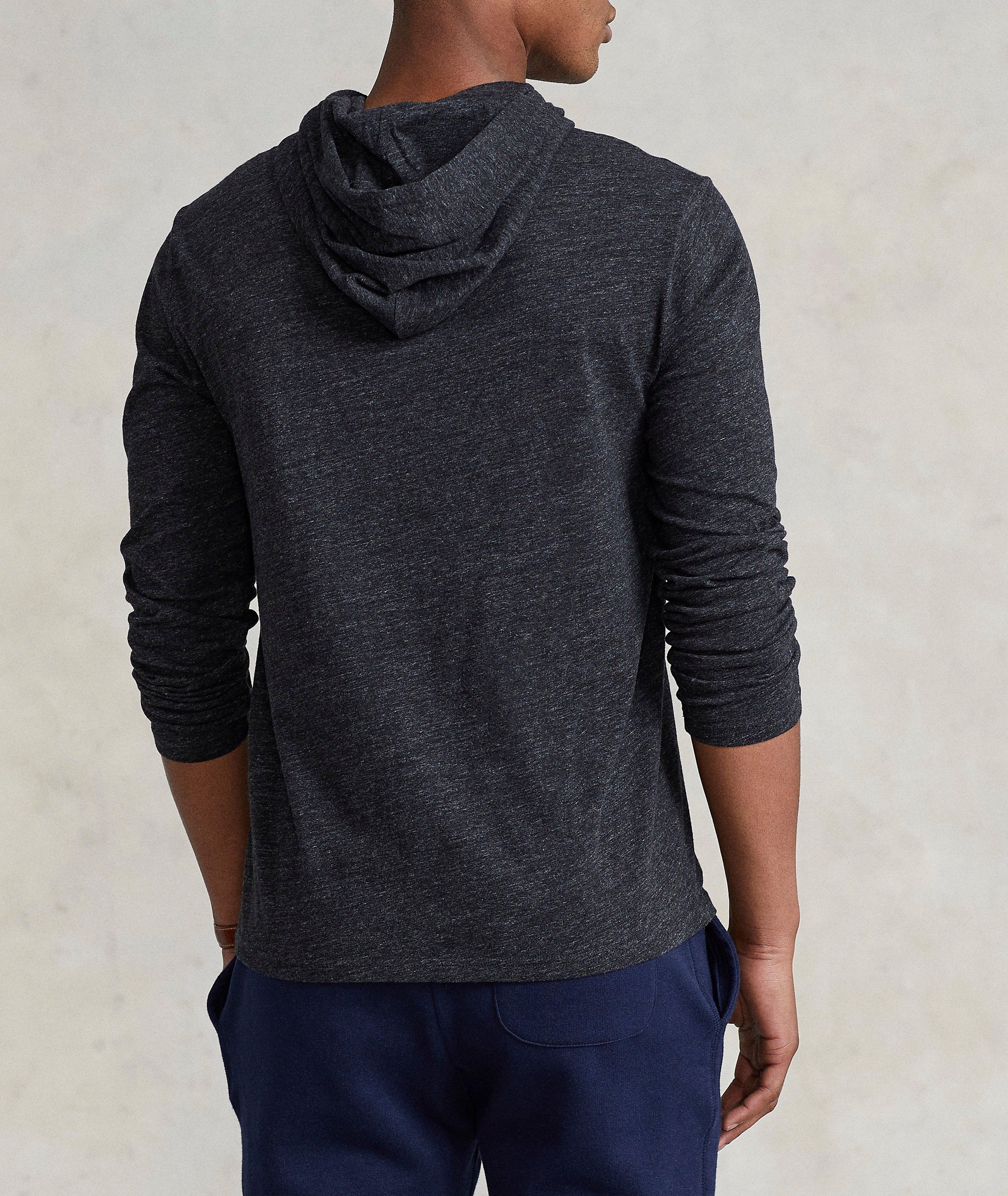 PRL LS DK GRY JRSY W/HD image 2