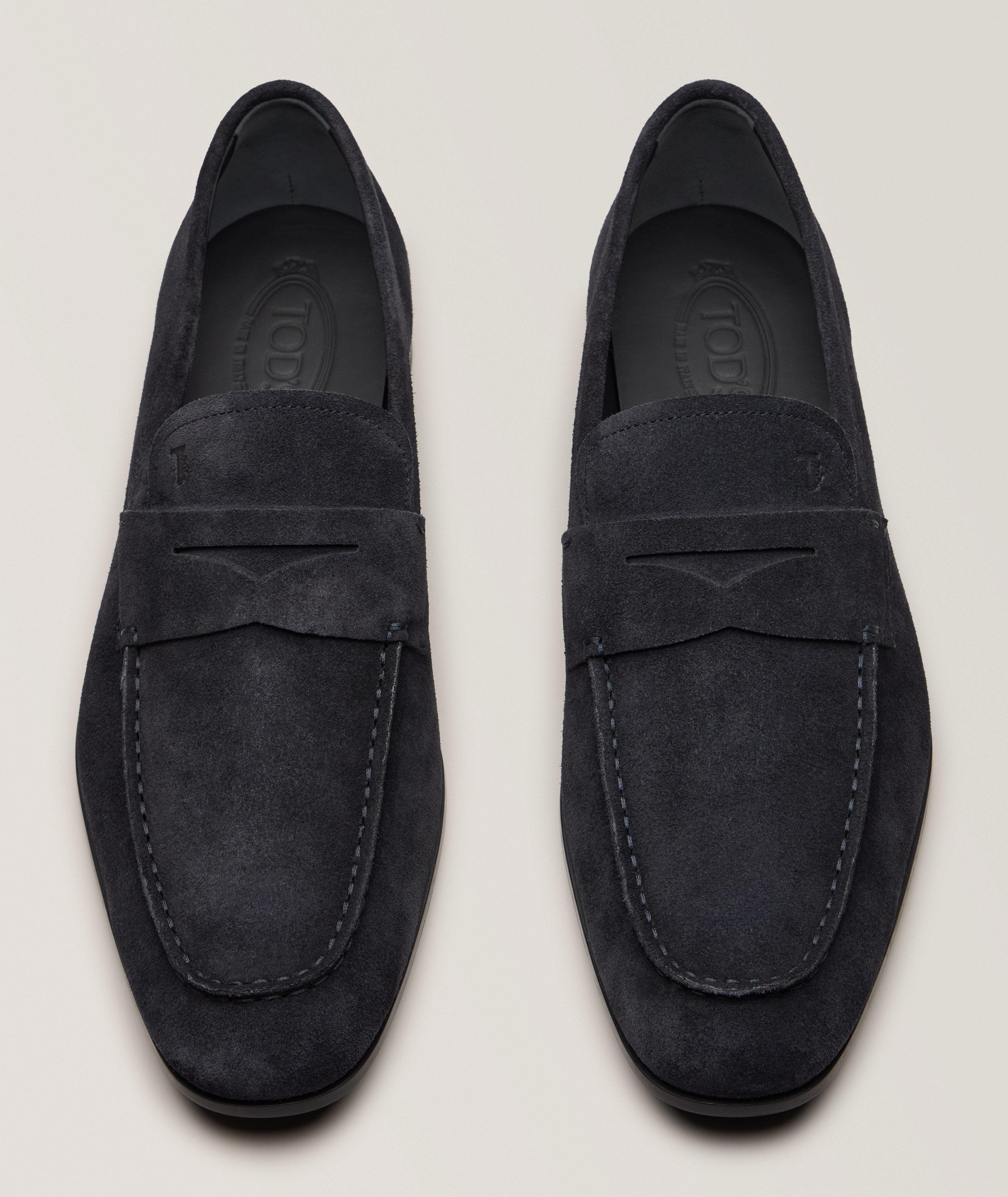 Classic Suede Penny Loafers  image 1