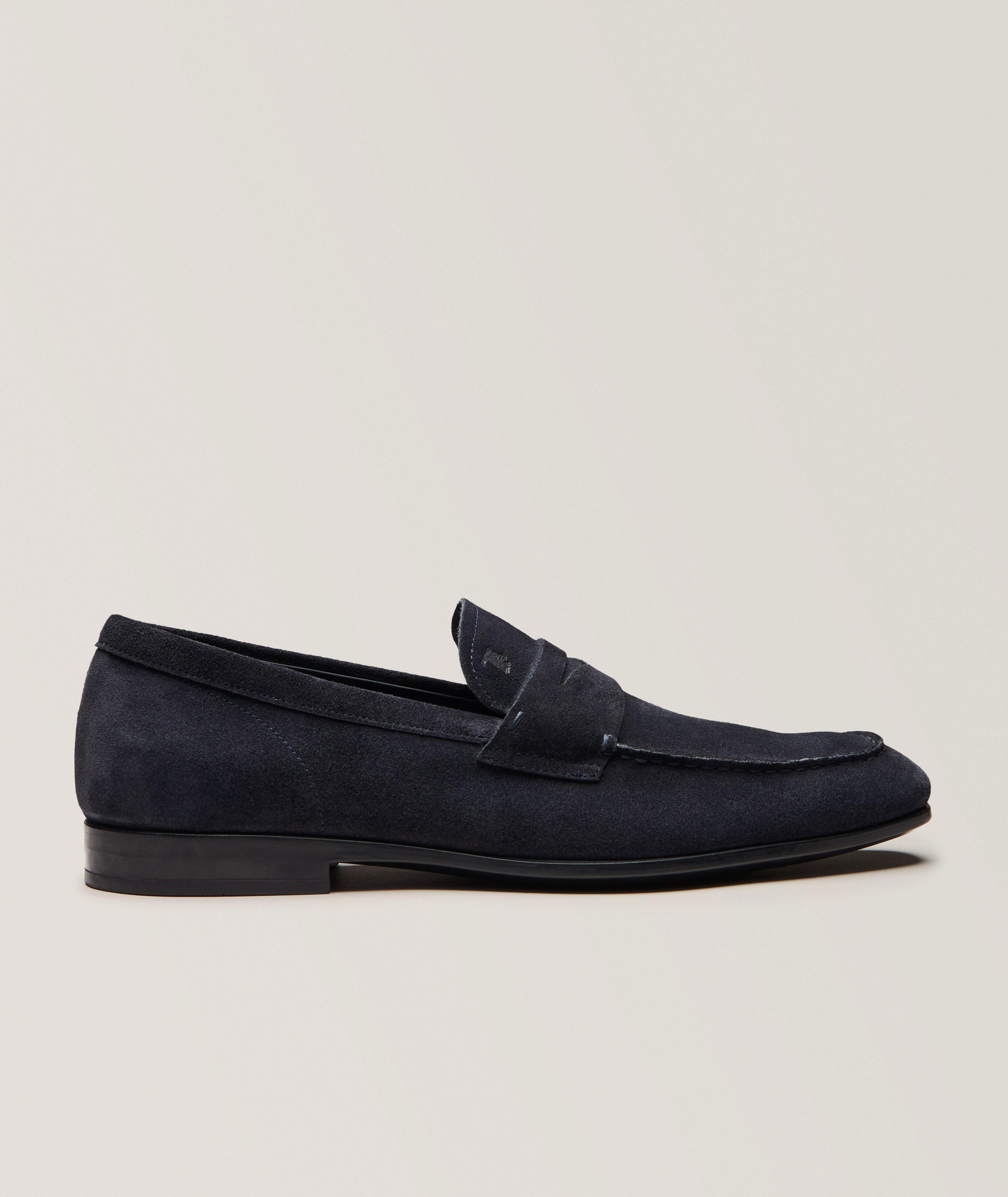 Classic Suede Penny Loafers  image 0