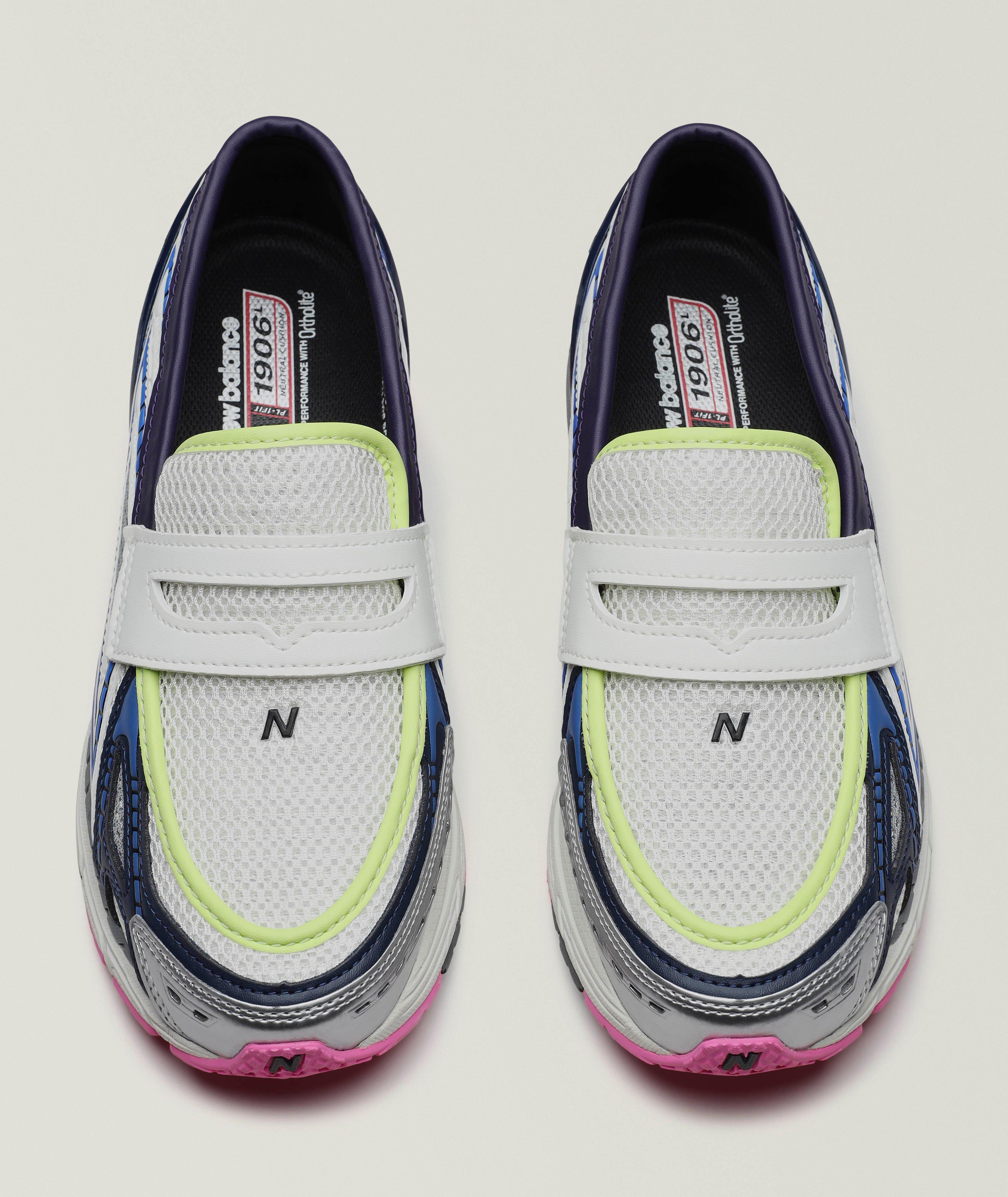 Baskets 1906 en cuir maille flâneurs métallisée image 1