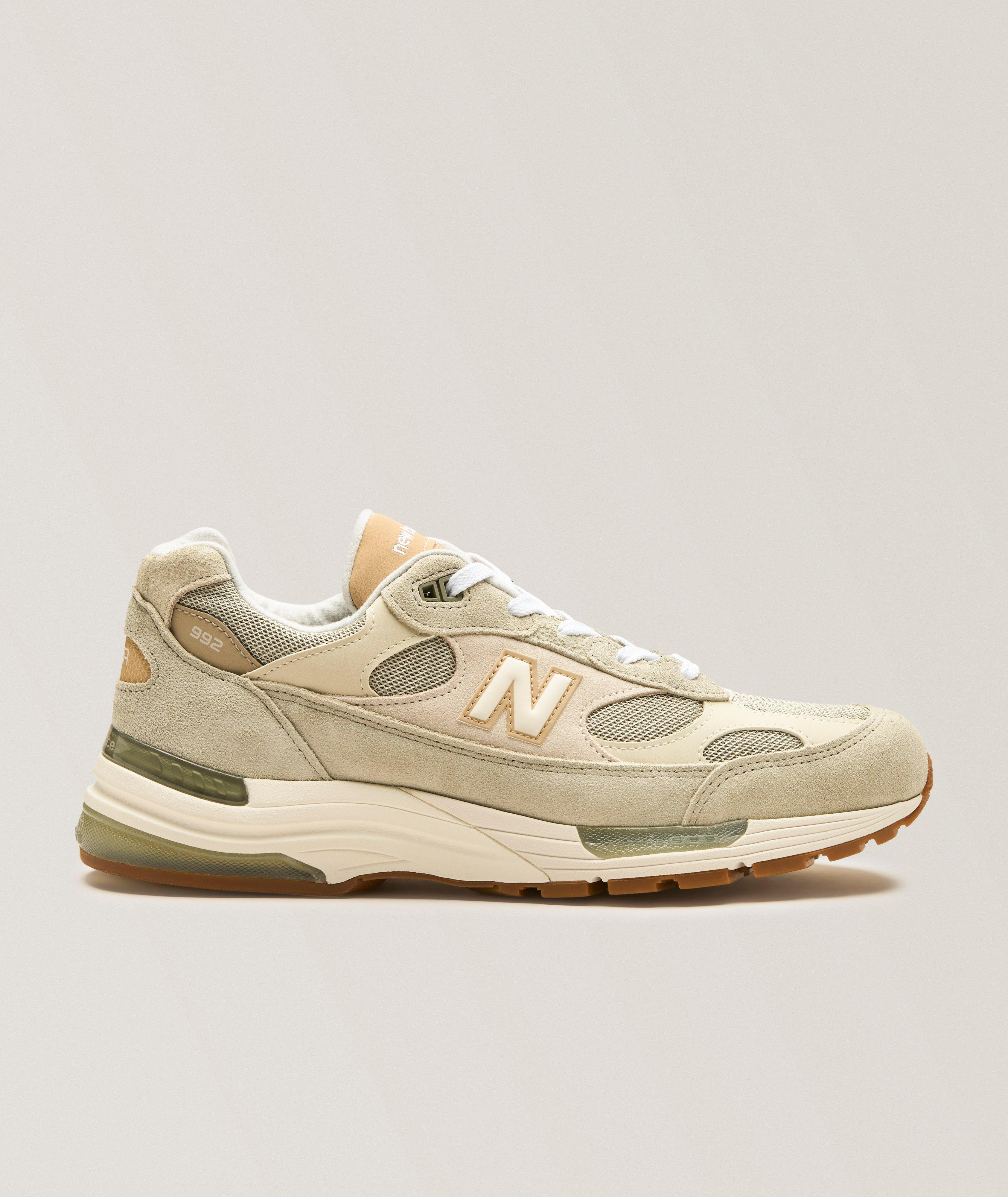 New Balance 992 Suede & Mesh Sneakers