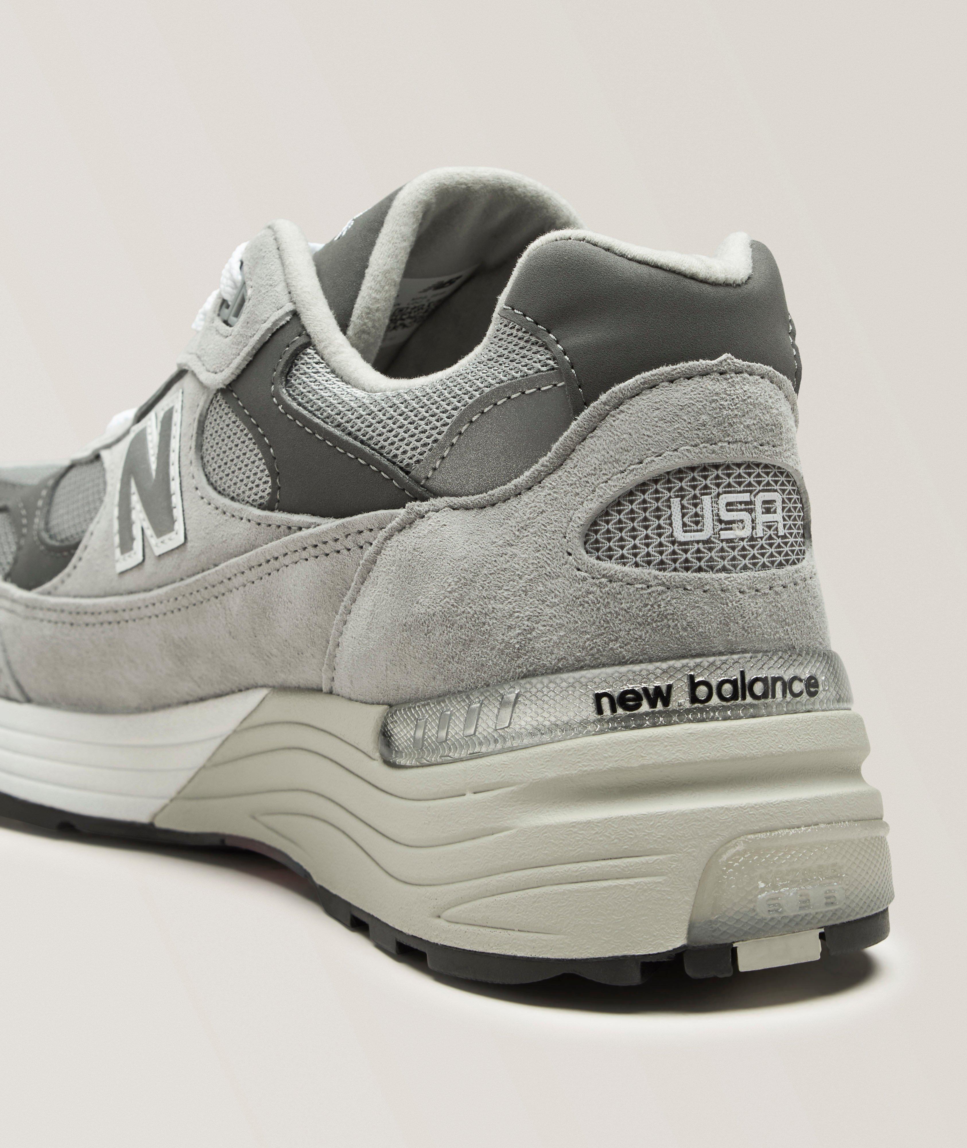 Chaussures sport en suède & maille 992 image 2