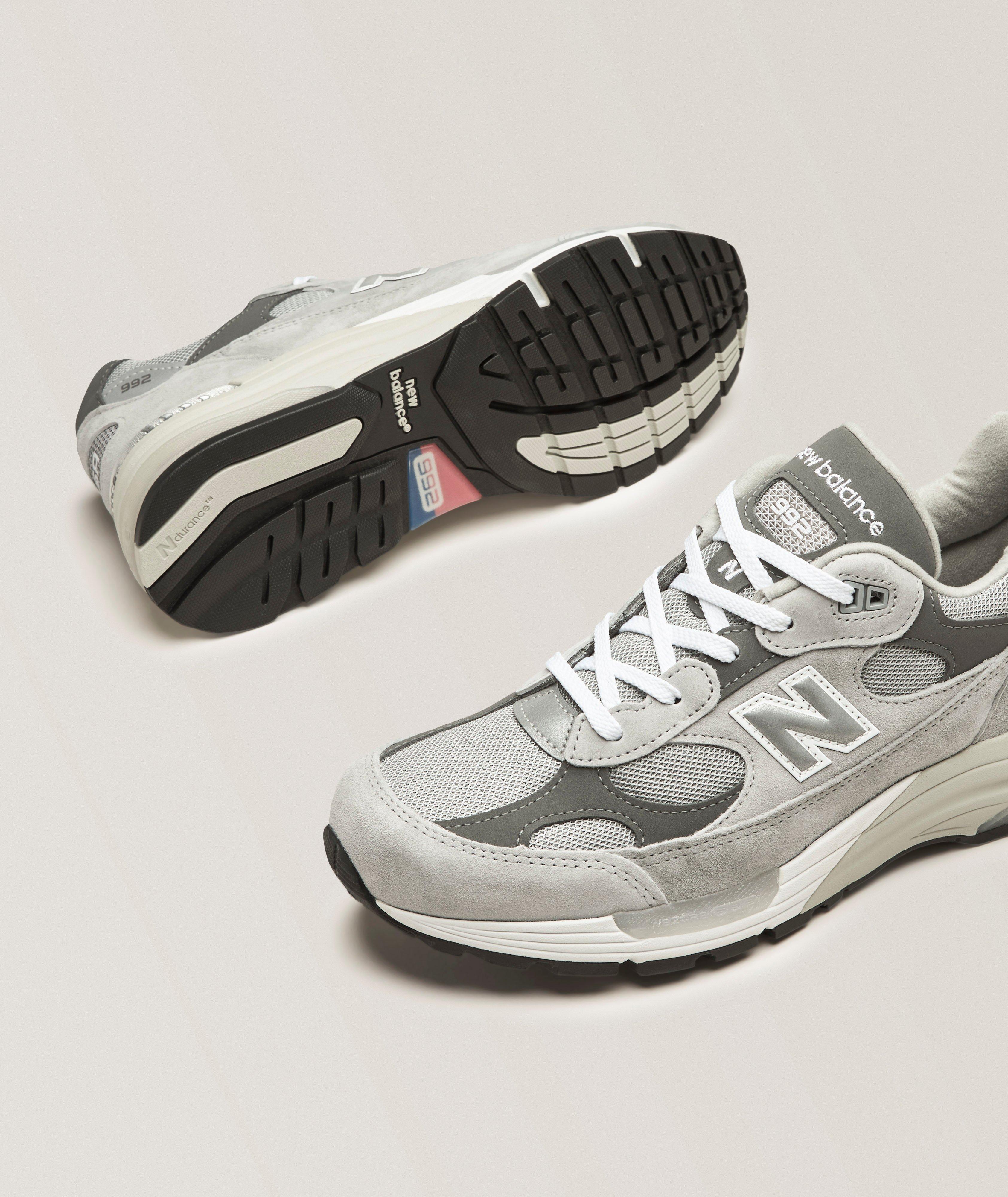 Chaussures sport en suède & maille 992 image 3