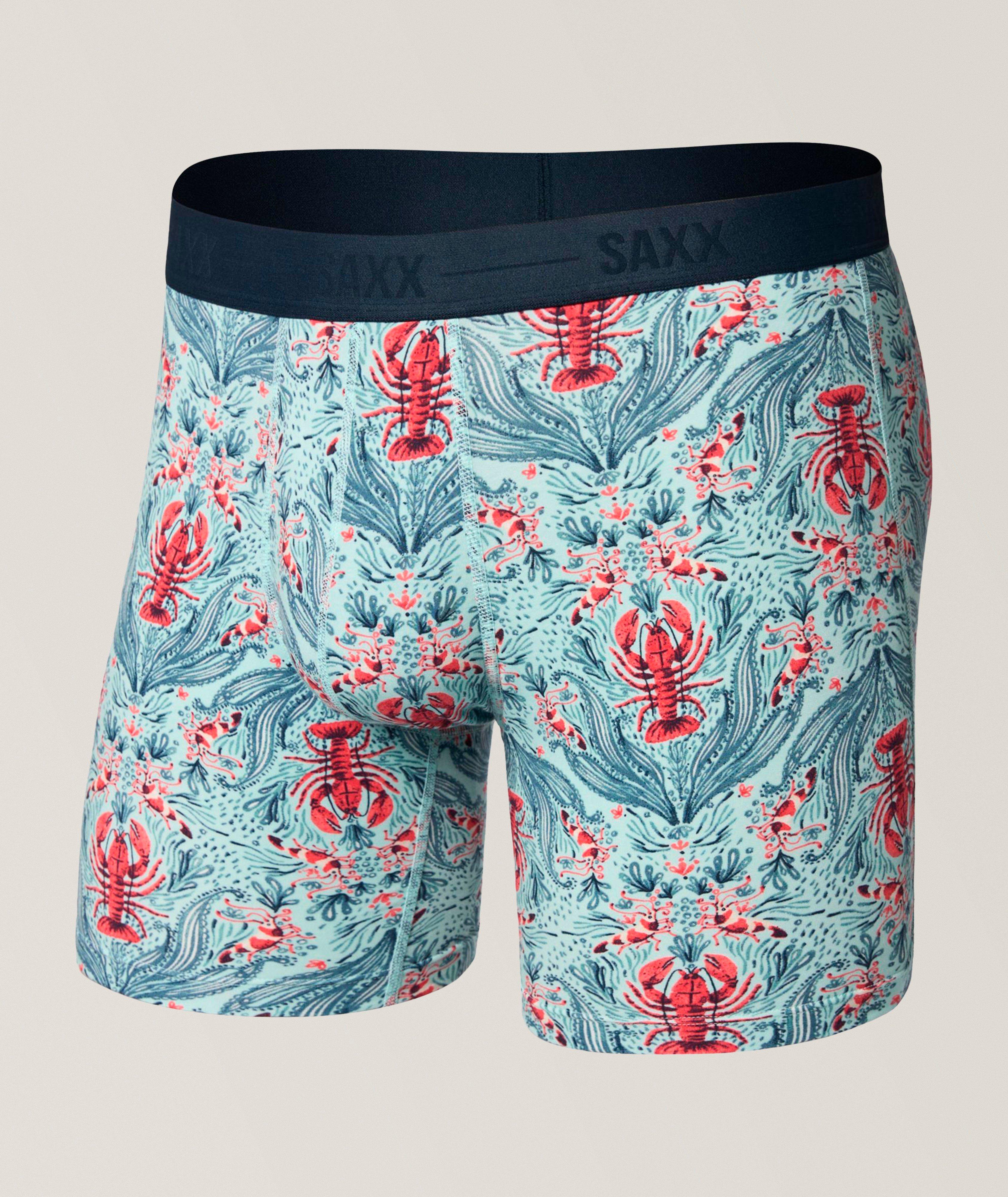 SAXX Lobster Flourish Smooth Luxe Boxer Brief