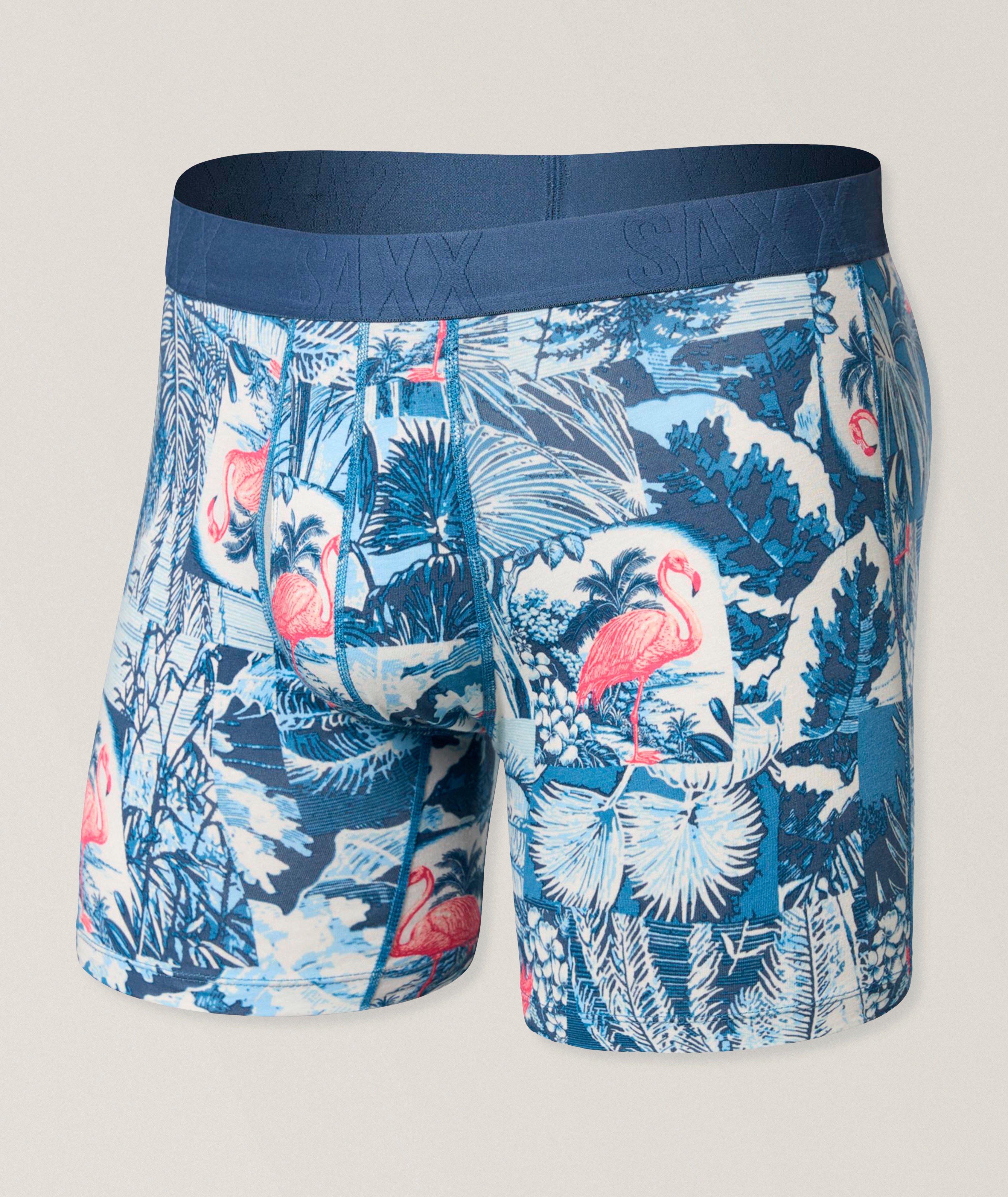 Flamingo Botanical DropTemp Cooling Boxer Brief image 0