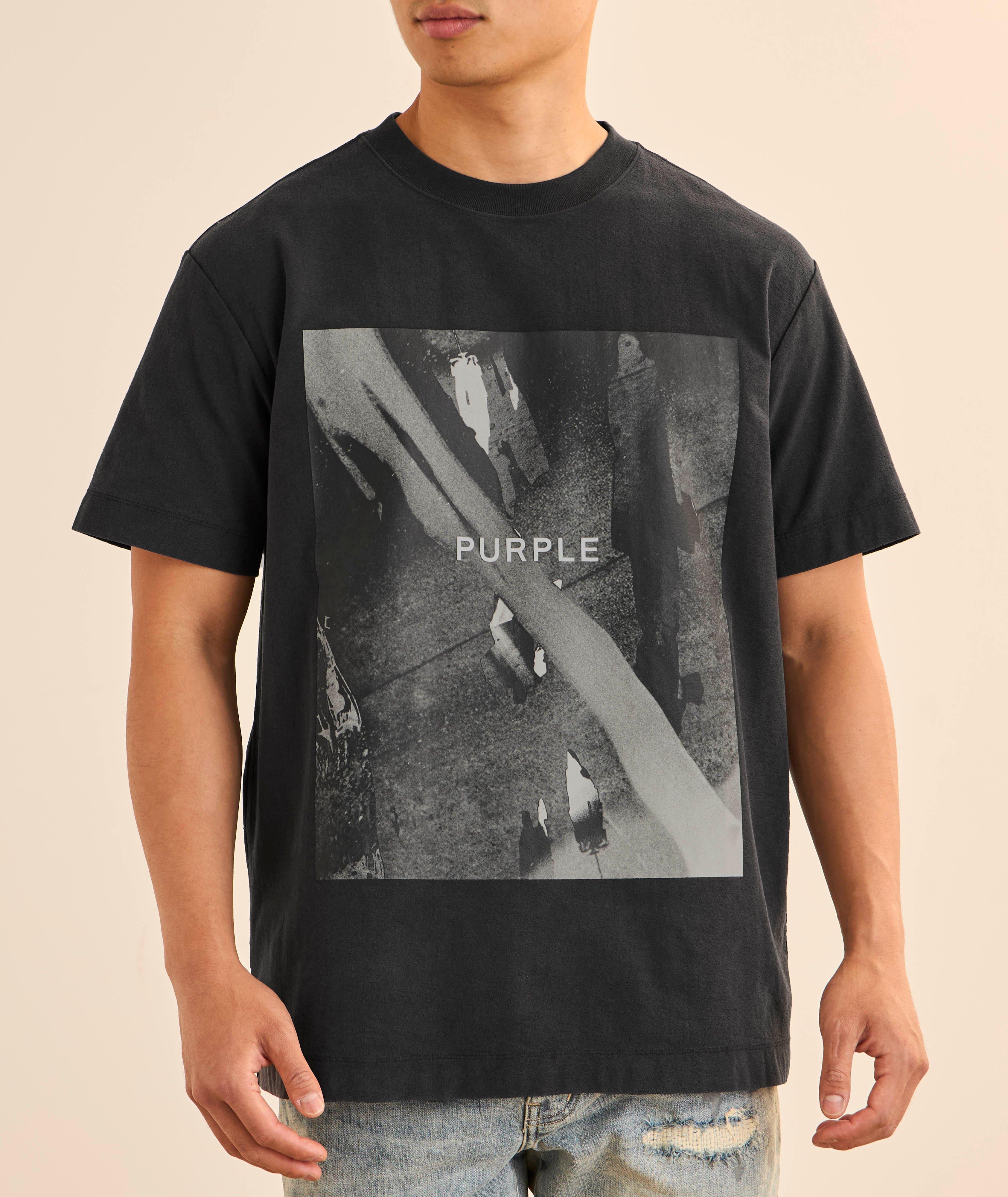 Textured Logo Graphic T-Shirt image 1